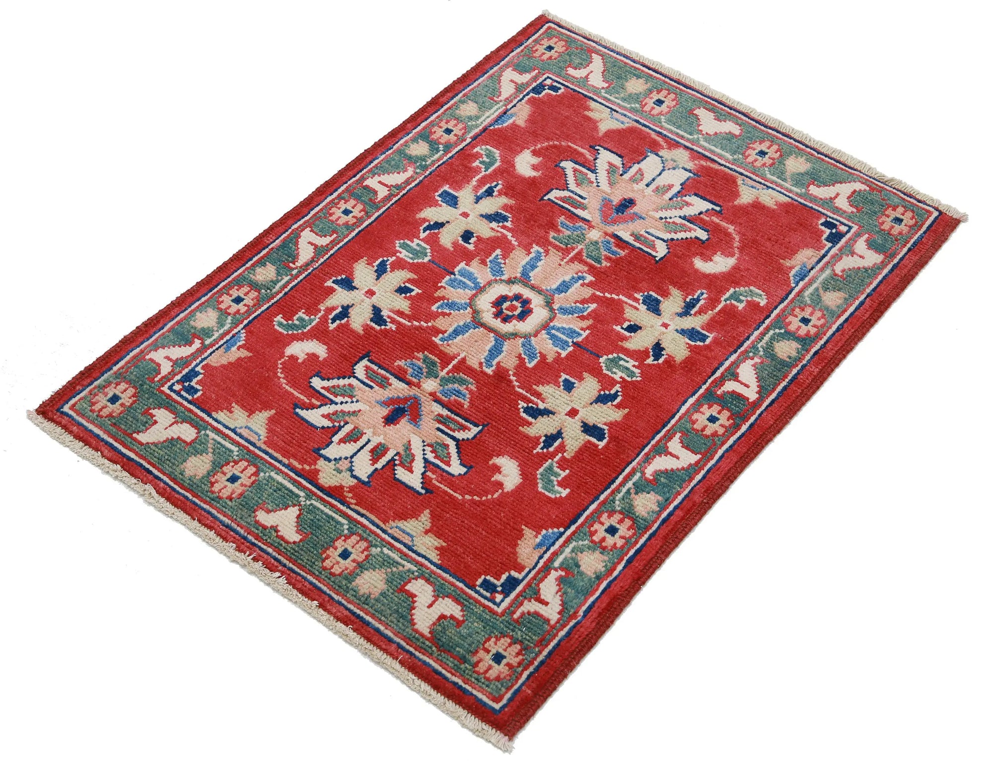 Hand Knotted Ziegler Farhan Gul Wool Rug - 2'0'' x 2'9''