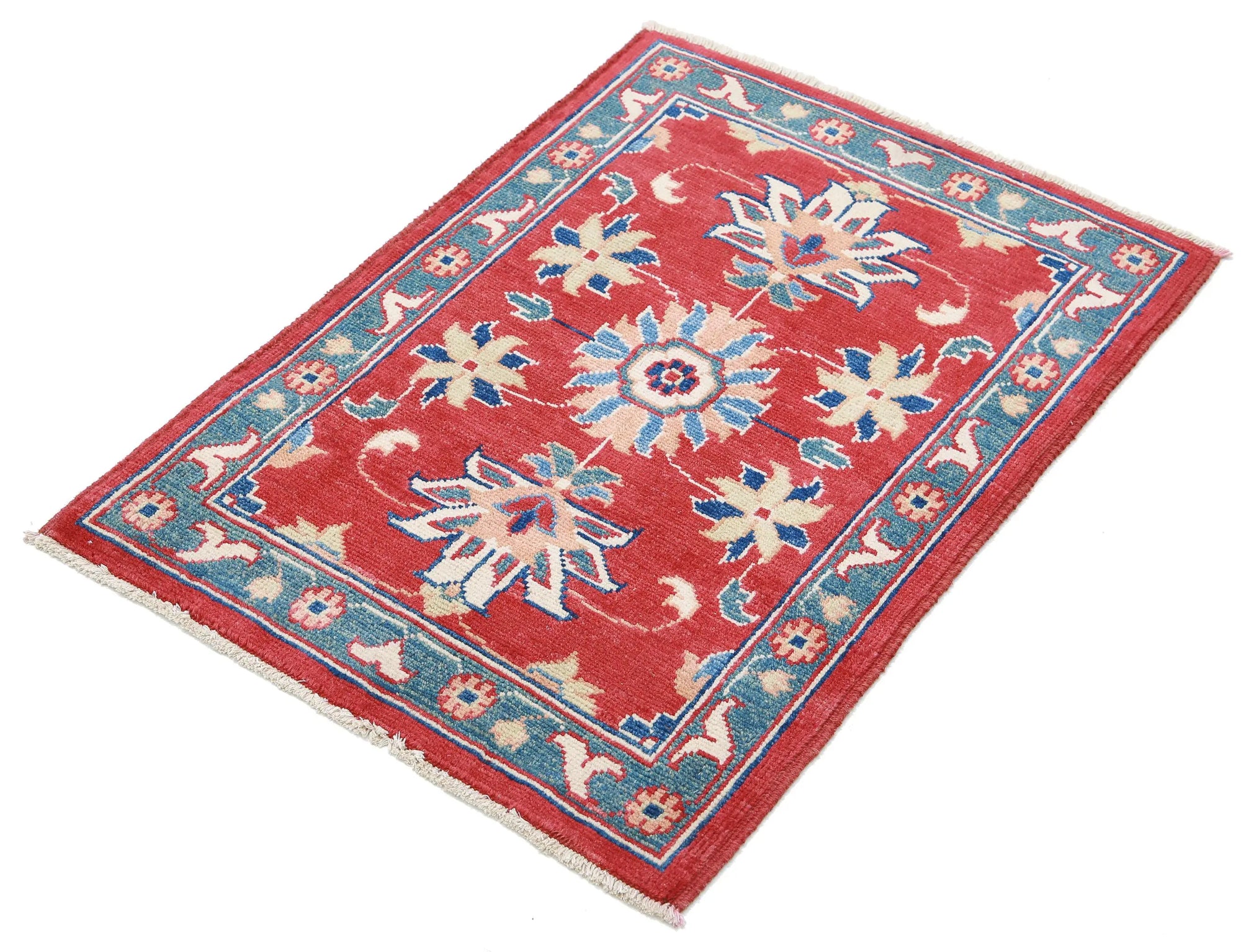 Hand Knotted Ziegler Farhan Gul Wool Rug - 2'1'' x 2'10''