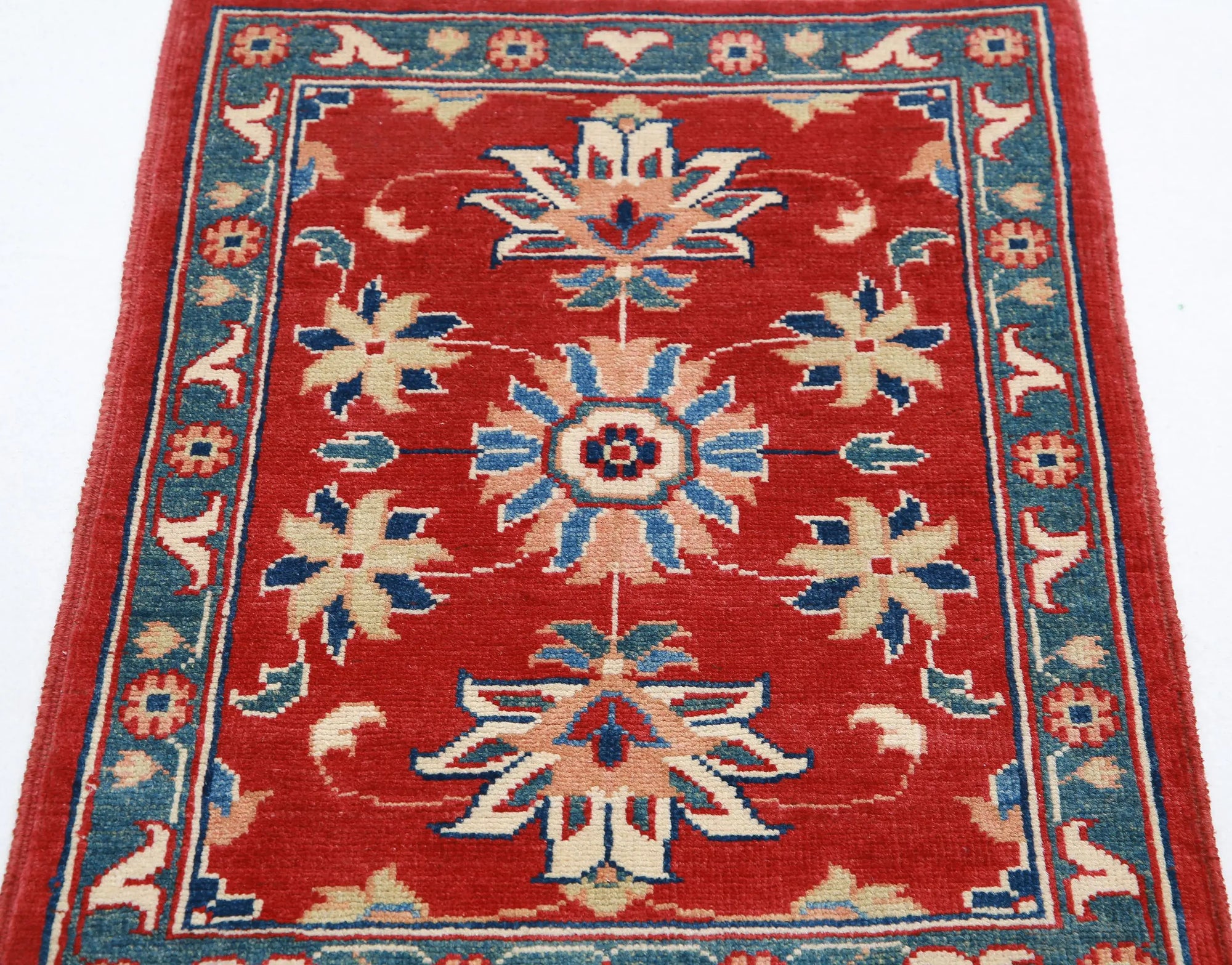 Hand Knotted Ziegler Farhan Gul Wool Rug - 2'1'' x 2'10''