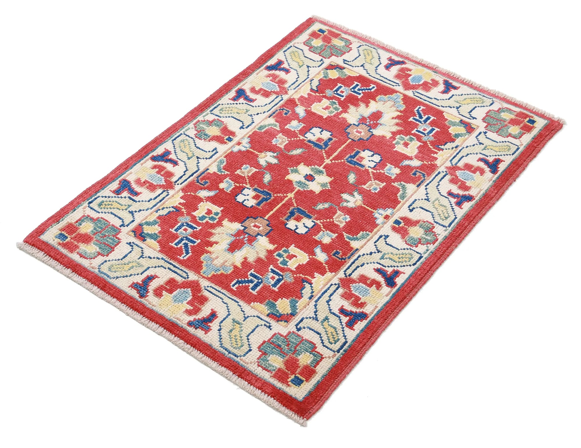 Hand Knotted Ziegler Farhan Gul Wool Rug - 2'1'' x 3'0''