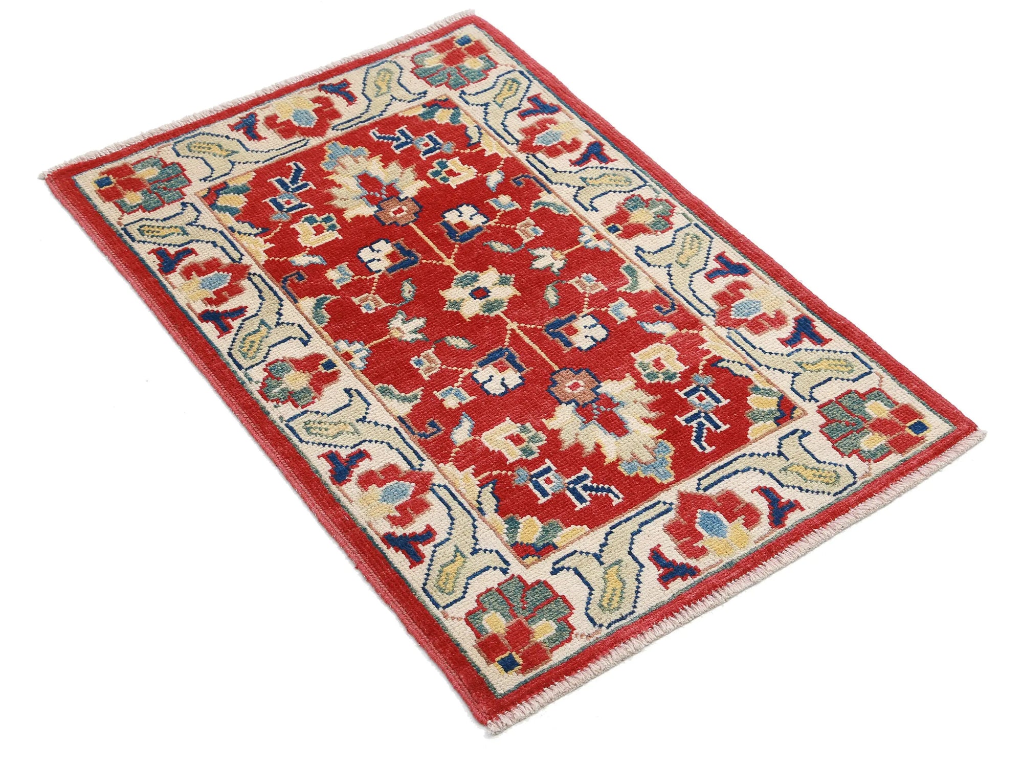 Hand Knotted Ziegler Farhan Gul Wool Rug - 2'1'' x 3'0''