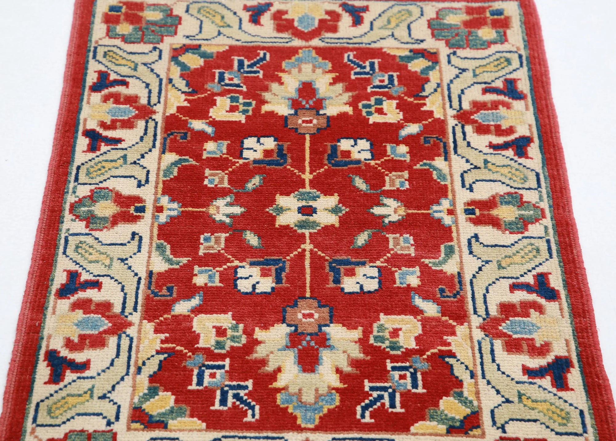 Hand Knotted Ziegler Farhan Gul Wool Rug - 2'1'' x 3'0''