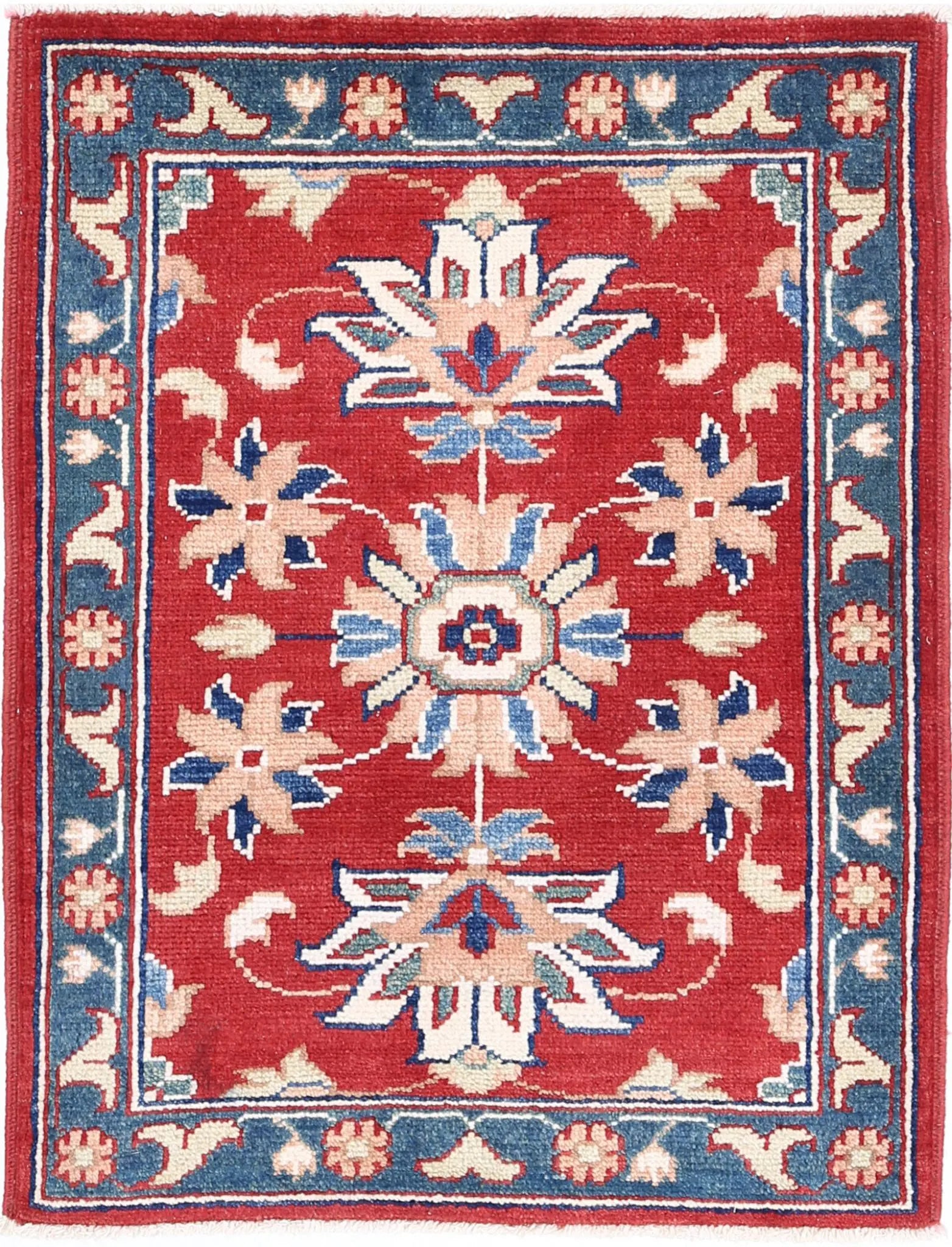 Hand Knotted Ziegler Farhan Gul Wool Rug - 2'2'' x 2'11''