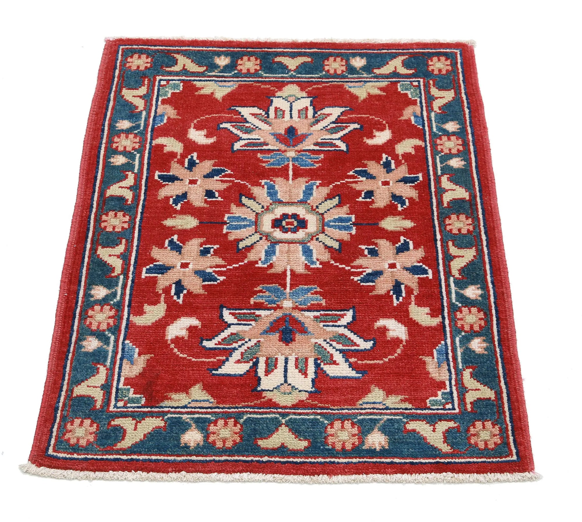 Hand Knotted Ziegler Farhan Gul Wool Rug - 2'2'' x 2'11''