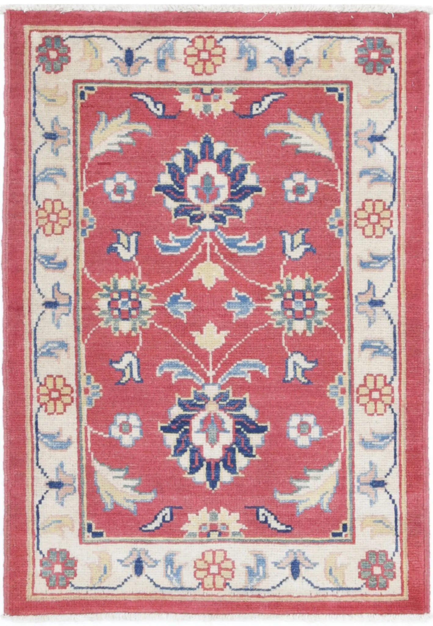 Hand Knotted Ziegler Farhan Gul Wool Rug - 2'4'' x 3'5''