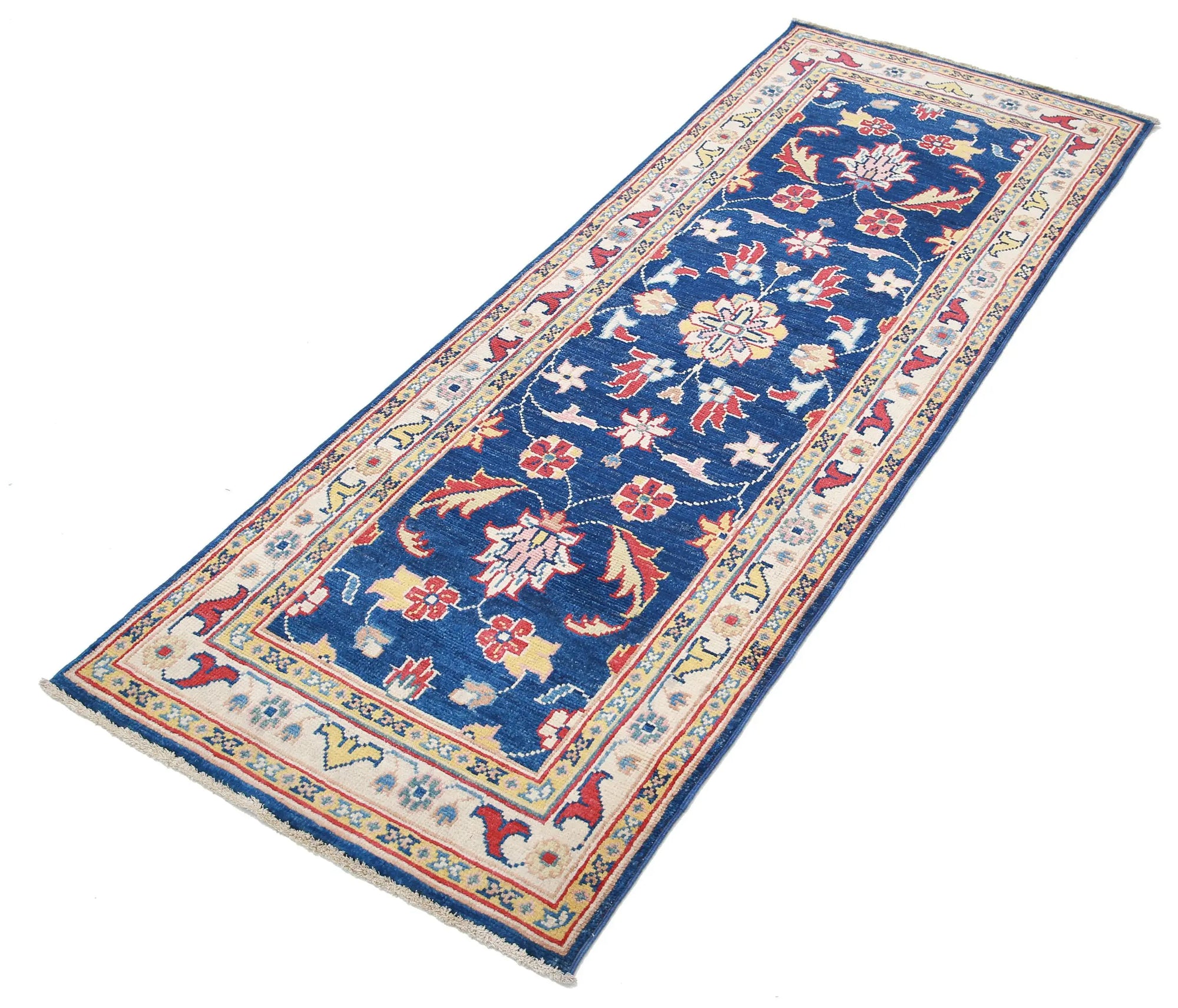 Hand Knotted Ziegler Farhan Gul Wool Rug - 2'5'' x 6'6''