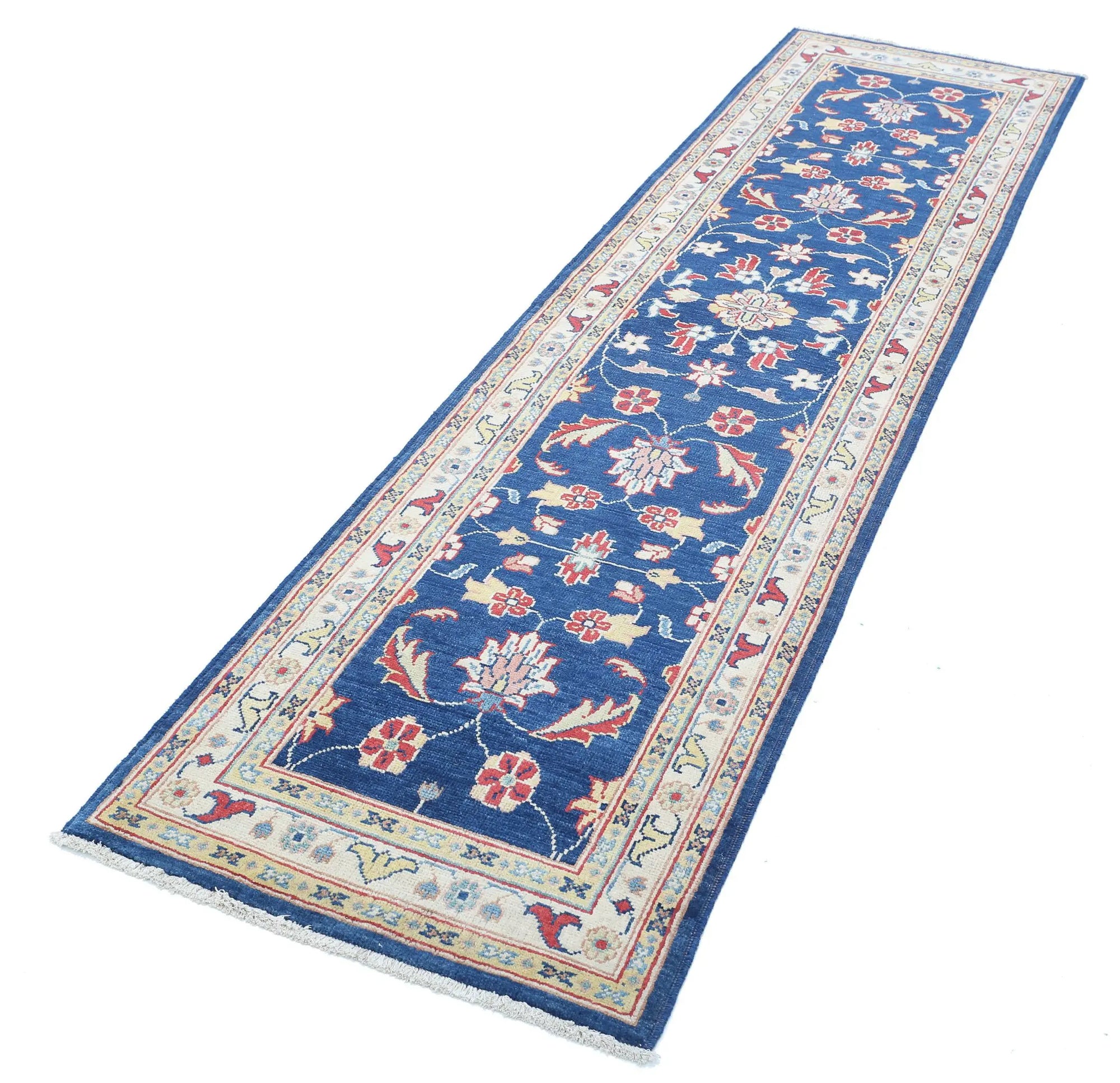 Hand Knotted Ziegler Farhan Gul Wool Rug - 2'5'' x 9'5''