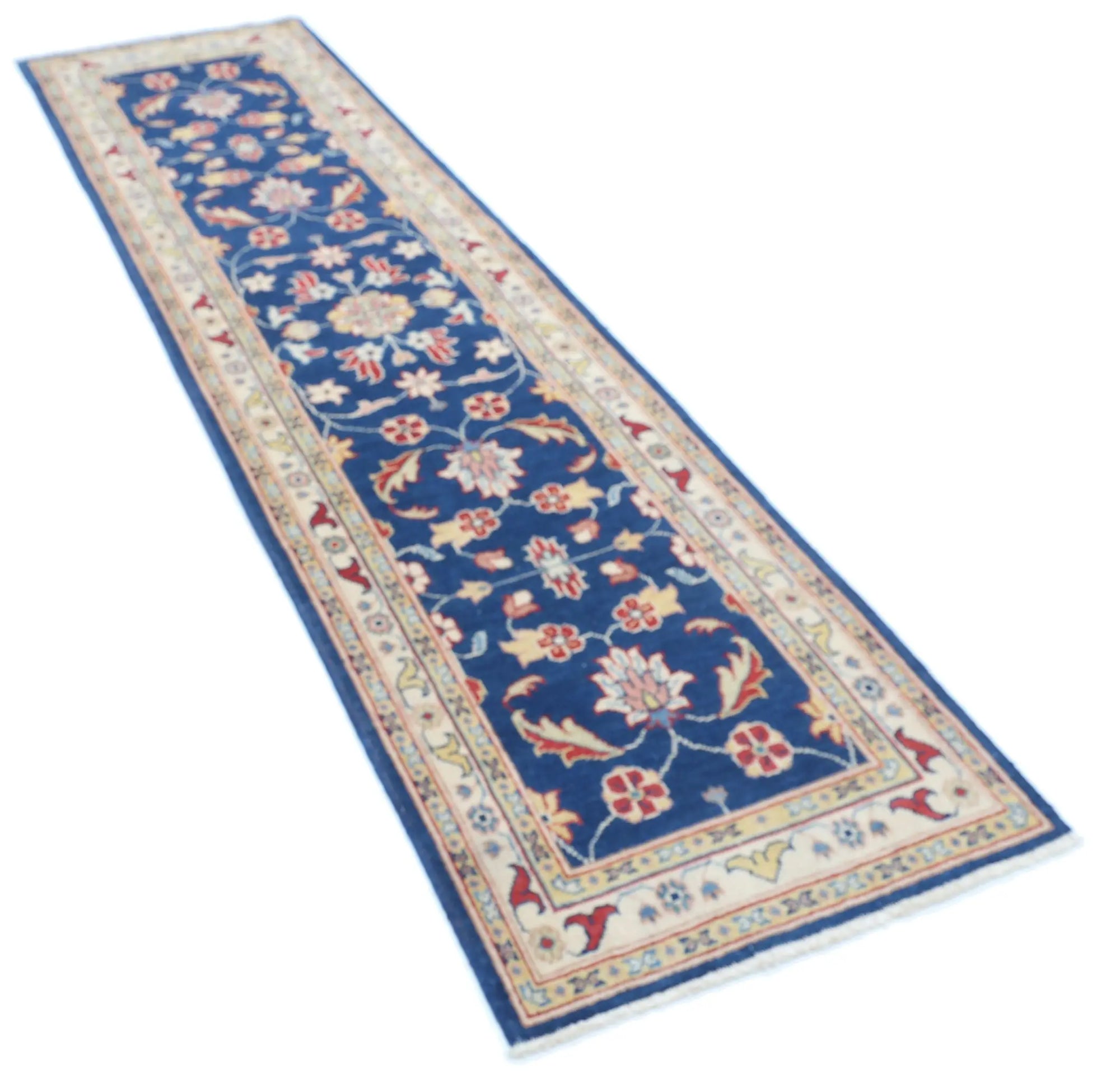 Hand Knotted Ziegler Farhan Gul Wool Rug - 2'5'' x 9'5''