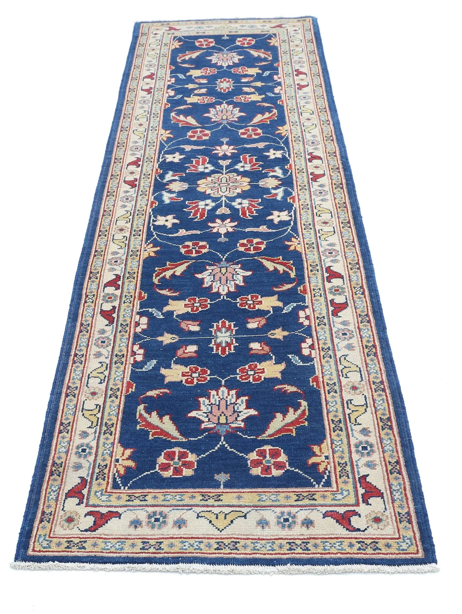 Hand Knotted Ziegler Farhan Gul Wool Rug - 2'5'' x 9'5''