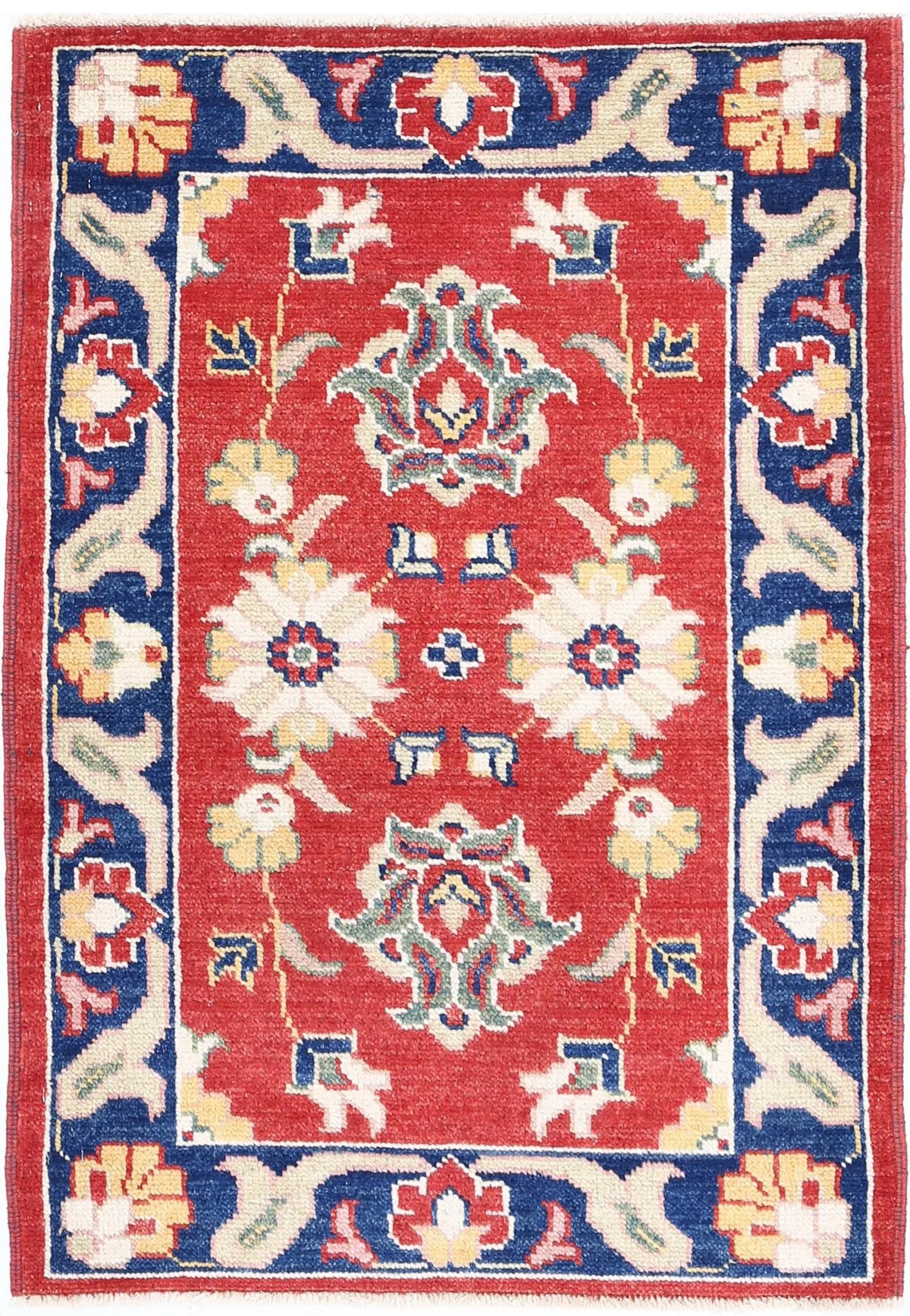 Hand Knotted Ziegler Farhan Gul Wool Rug - 2&#39;6&#39;&#39; x 3&#39;7&#39;&#39;