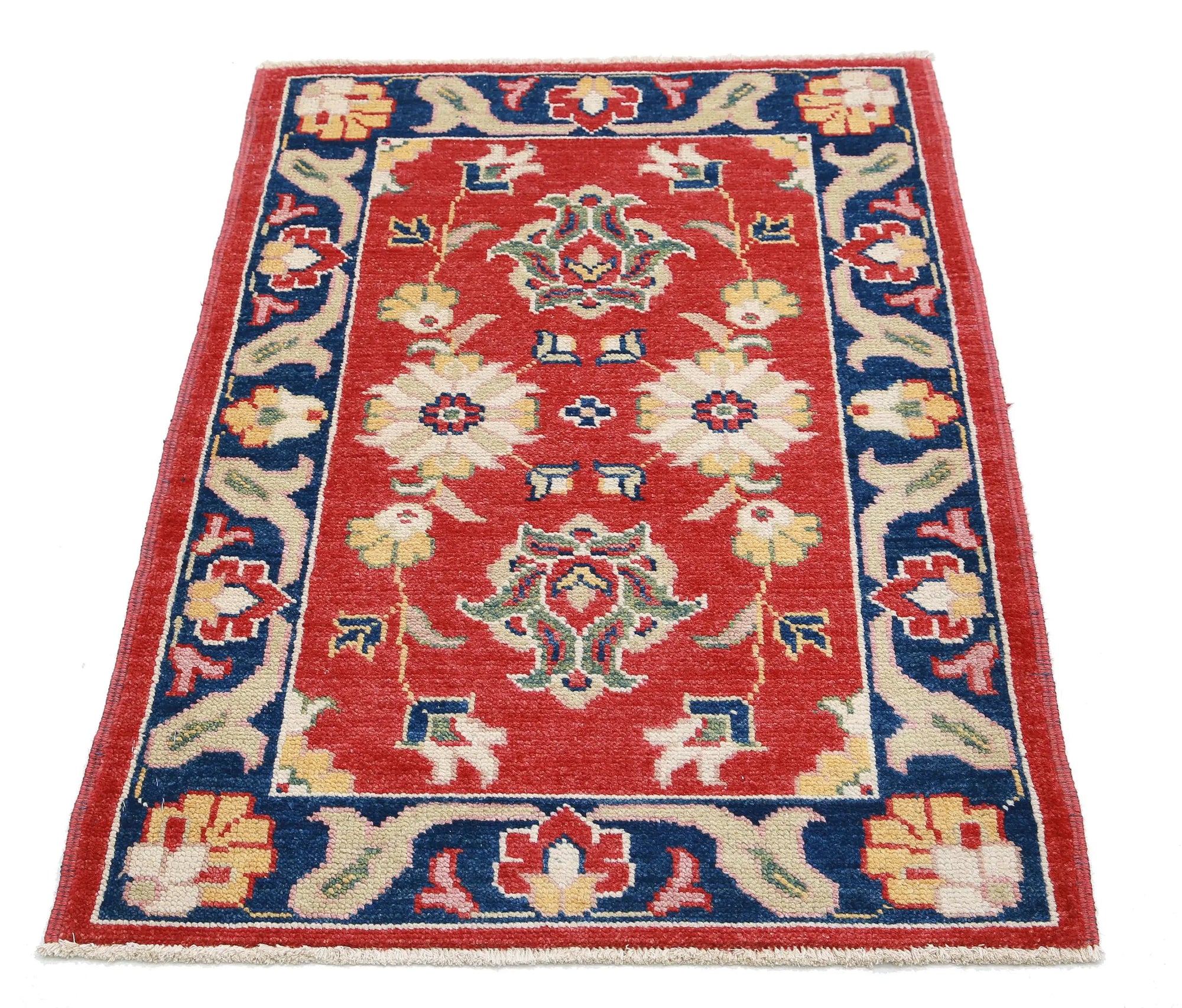 Hand Knotted Ziegler Farhan Gul Wool Rug - 2'6'' x 3'7''