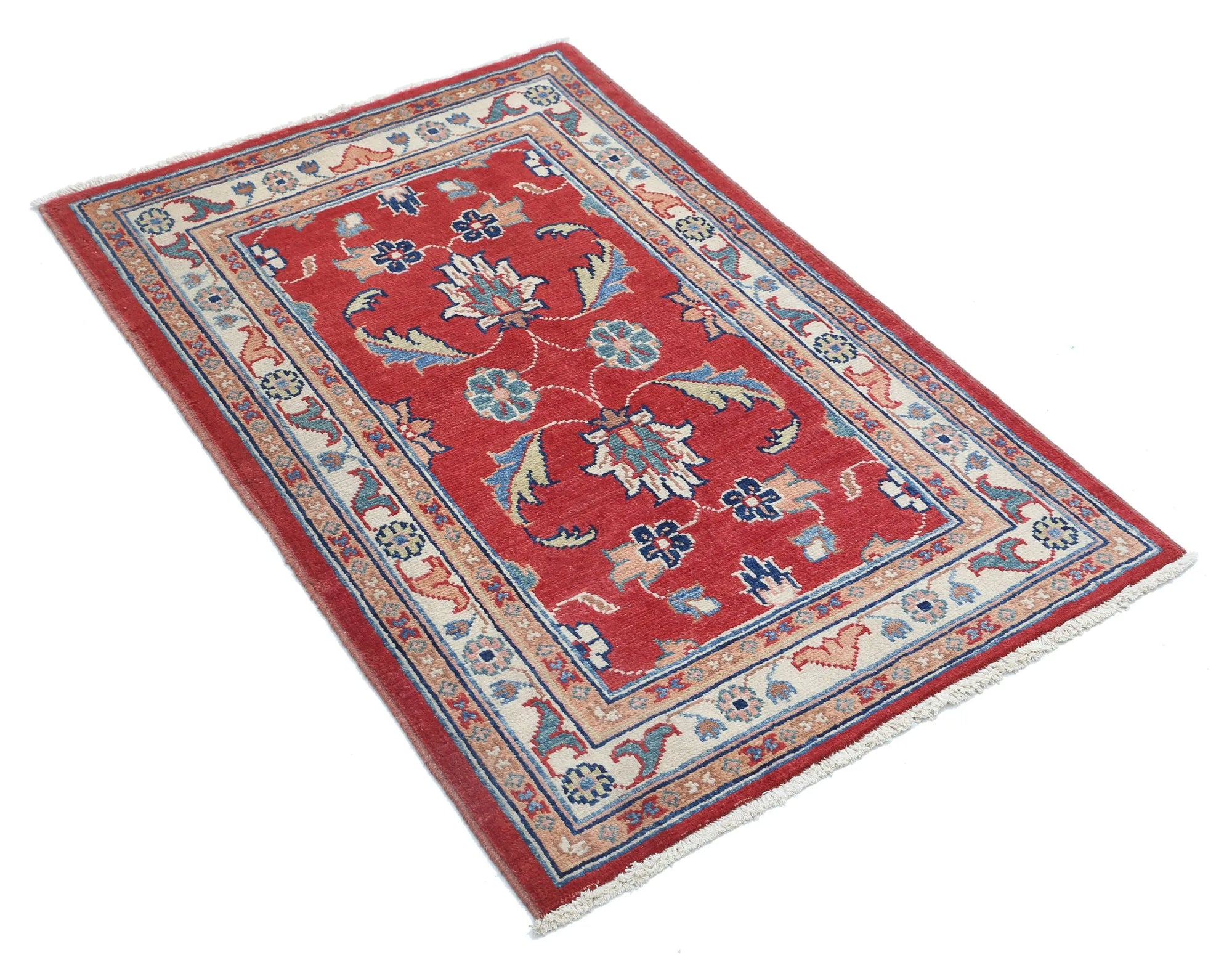 Hand Knotted Ziegler Farhan Gul Wool Rug - 2'7'' x 3'10''