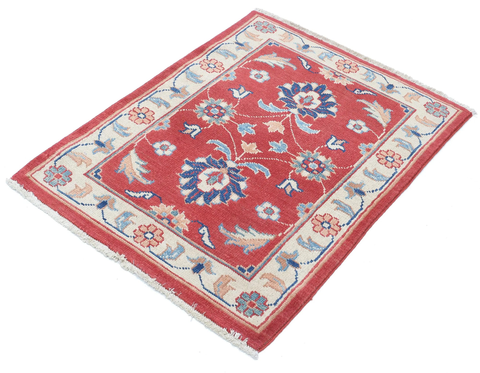 Tapis en laine Ziegler Farhan Gul noué à la main - 2'7'' x 3'5''