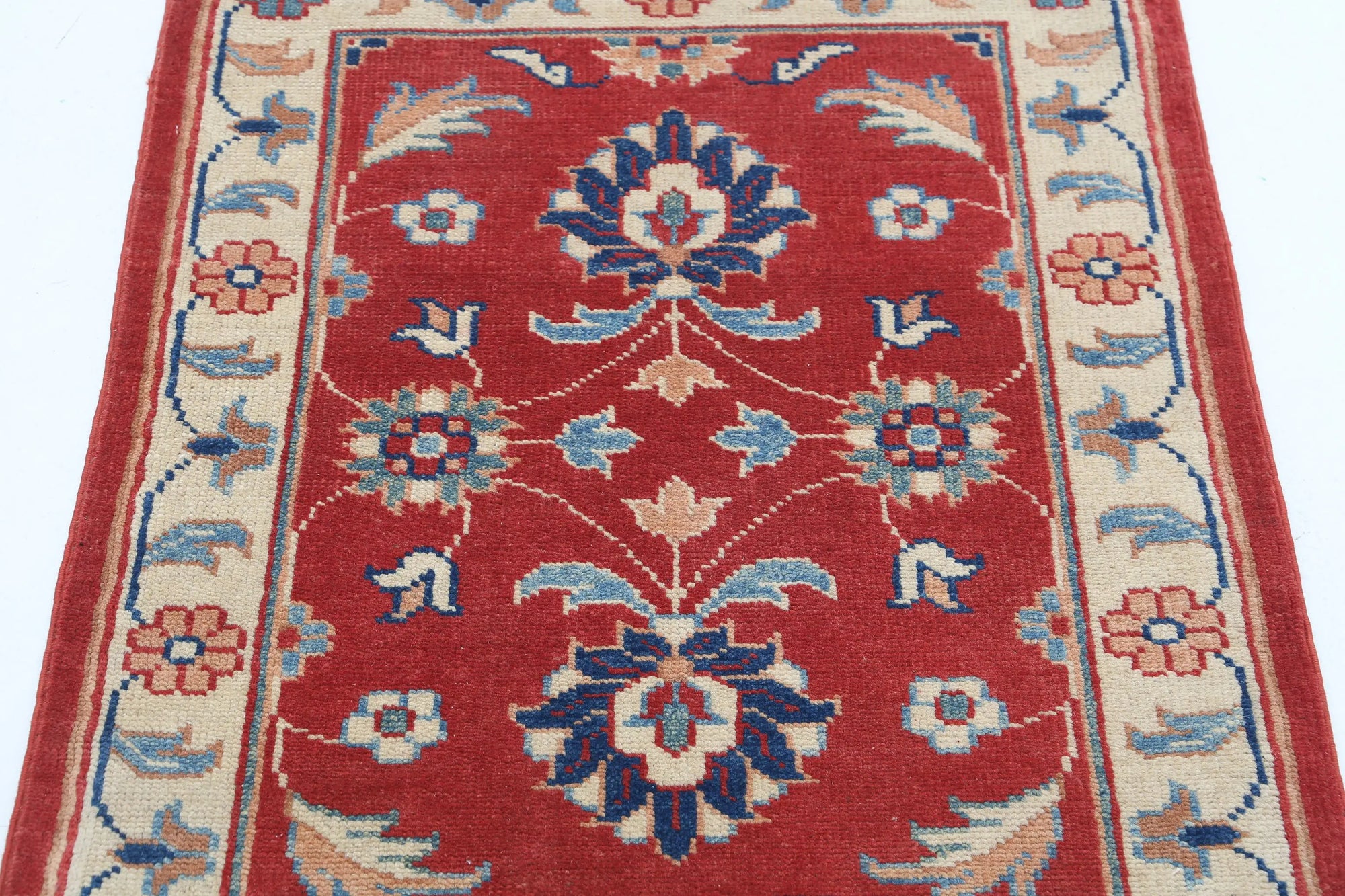 Tapis en laine Ziegler Farhan Gul noué à la main - 2'7'' x 3'5''