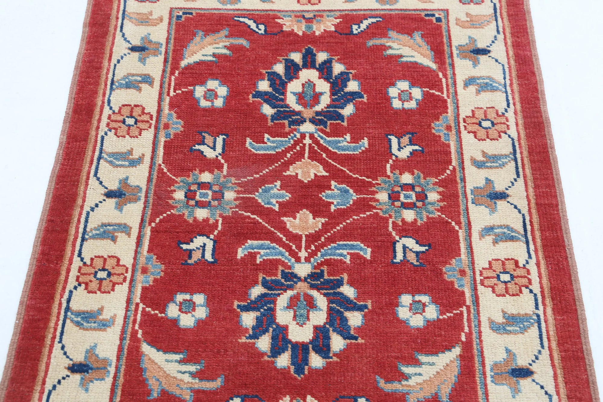 Hand Knotted Ziegler Farhan Gul Wool Rug - 2'7'' x 3'6''