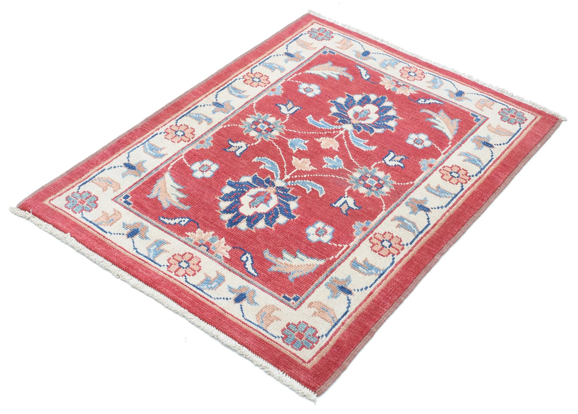 Hand Knotted Ziegler Farhan Gul Wool Rug - 2'7'' x 3'6''