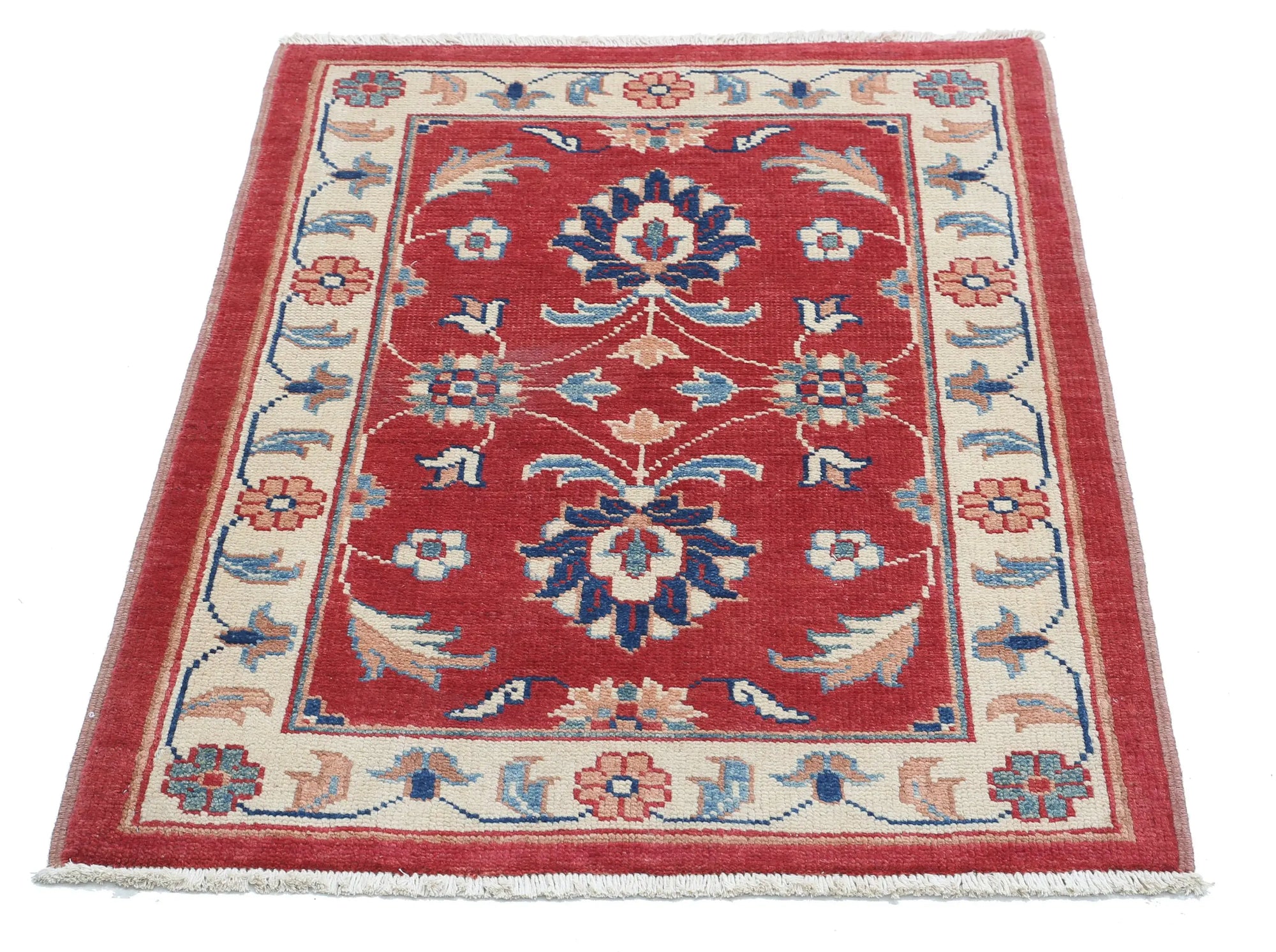 Hand Knotted Ziegler Farhan Gul Wool Rug - 2'7'' x 3'6''