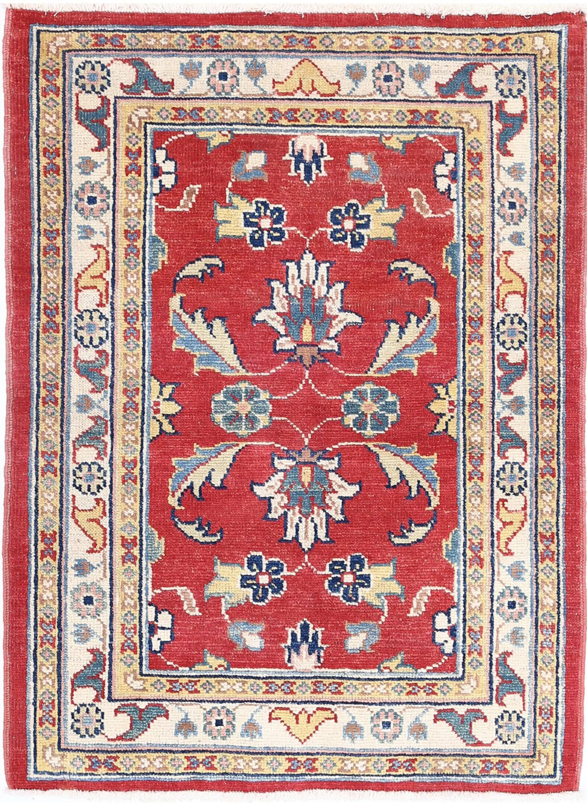 Hand Knotted Ziegler Farhan Gul Wool Rug - 2&#39;9&#39;&#39; x 3&#39;9&#39;&#39;