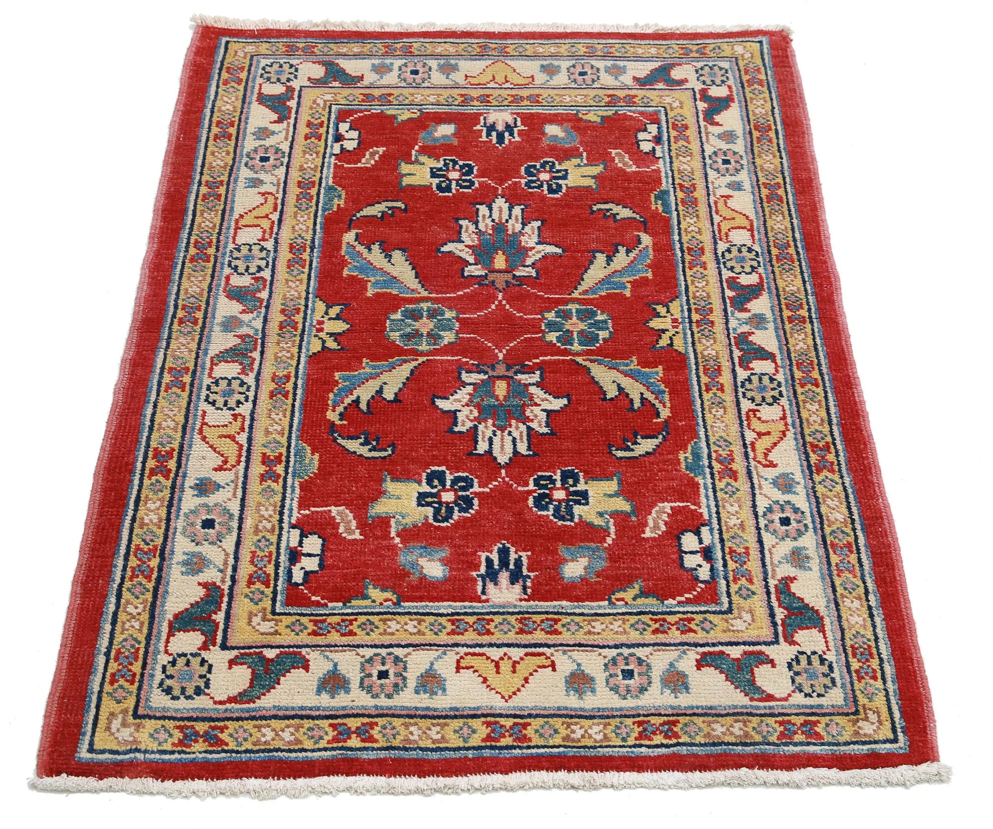 Hand Knotted Ziegler Farhan Gul Wool Rug - 2'9'' x 3'9''