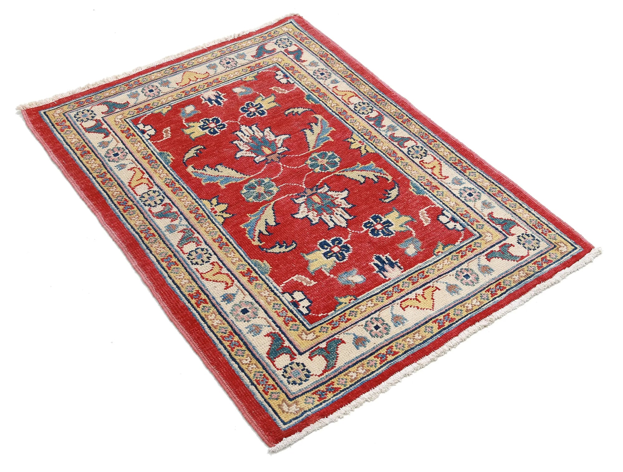 Hand Knotted Ziegler Farhan Gul Wool Rug - 2'9'' x 3'9''