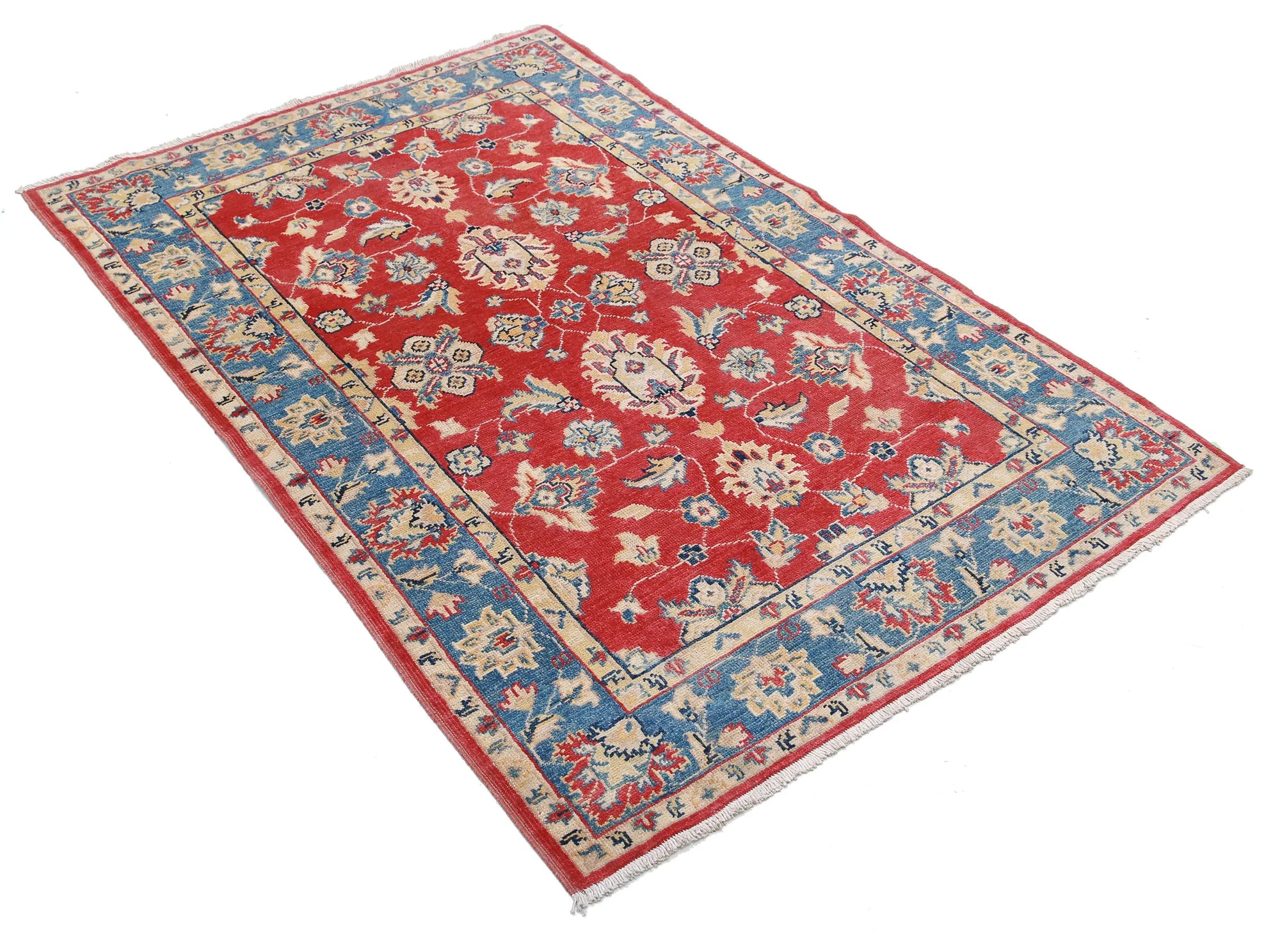 Hand Knotted Ziegler Farhan Gul Wool Rug - 3'10'' x 5'9''