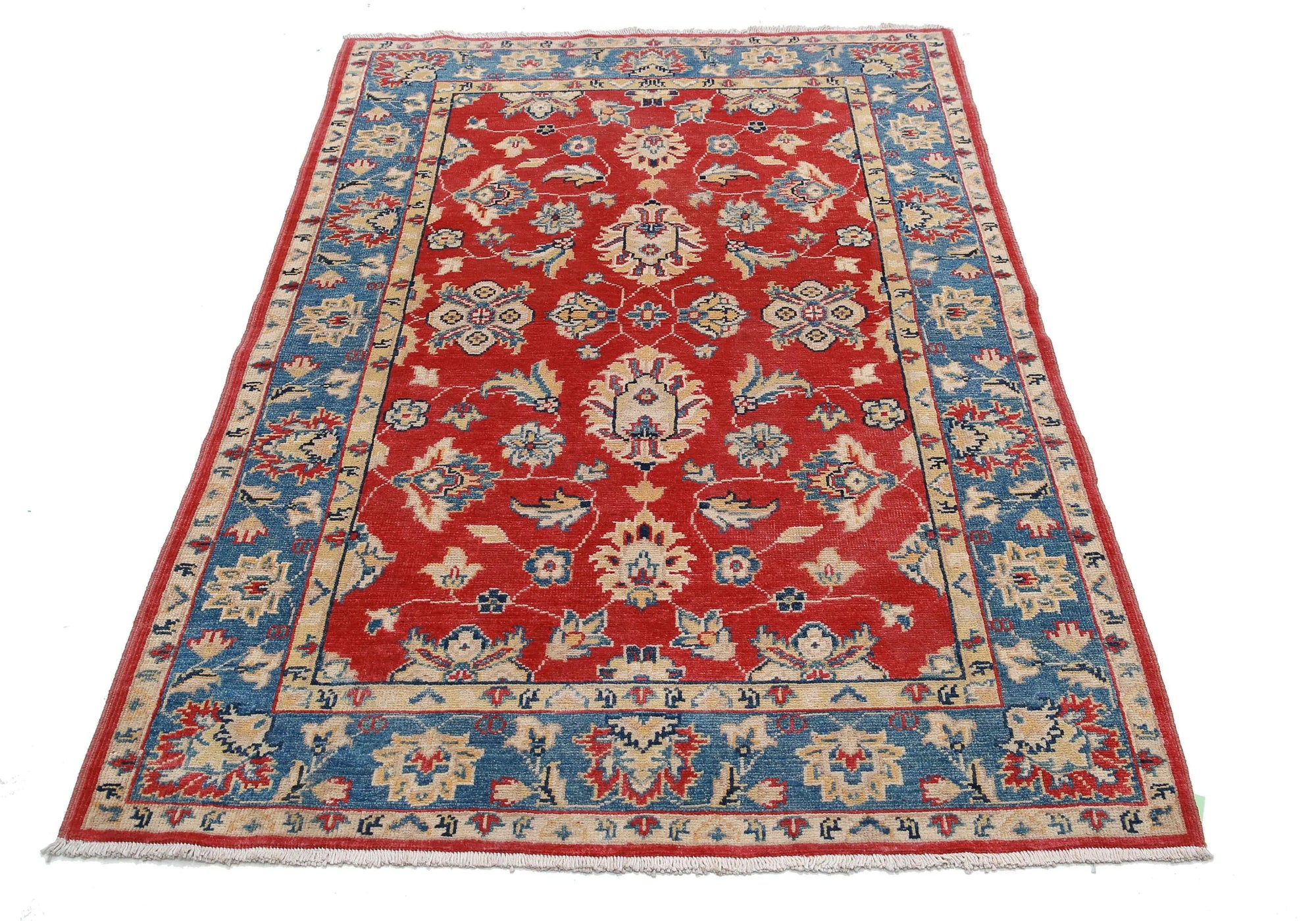 Hand Knotted Ziegler Farhan Gul Wool Rug - 3'10'' x 5'9''