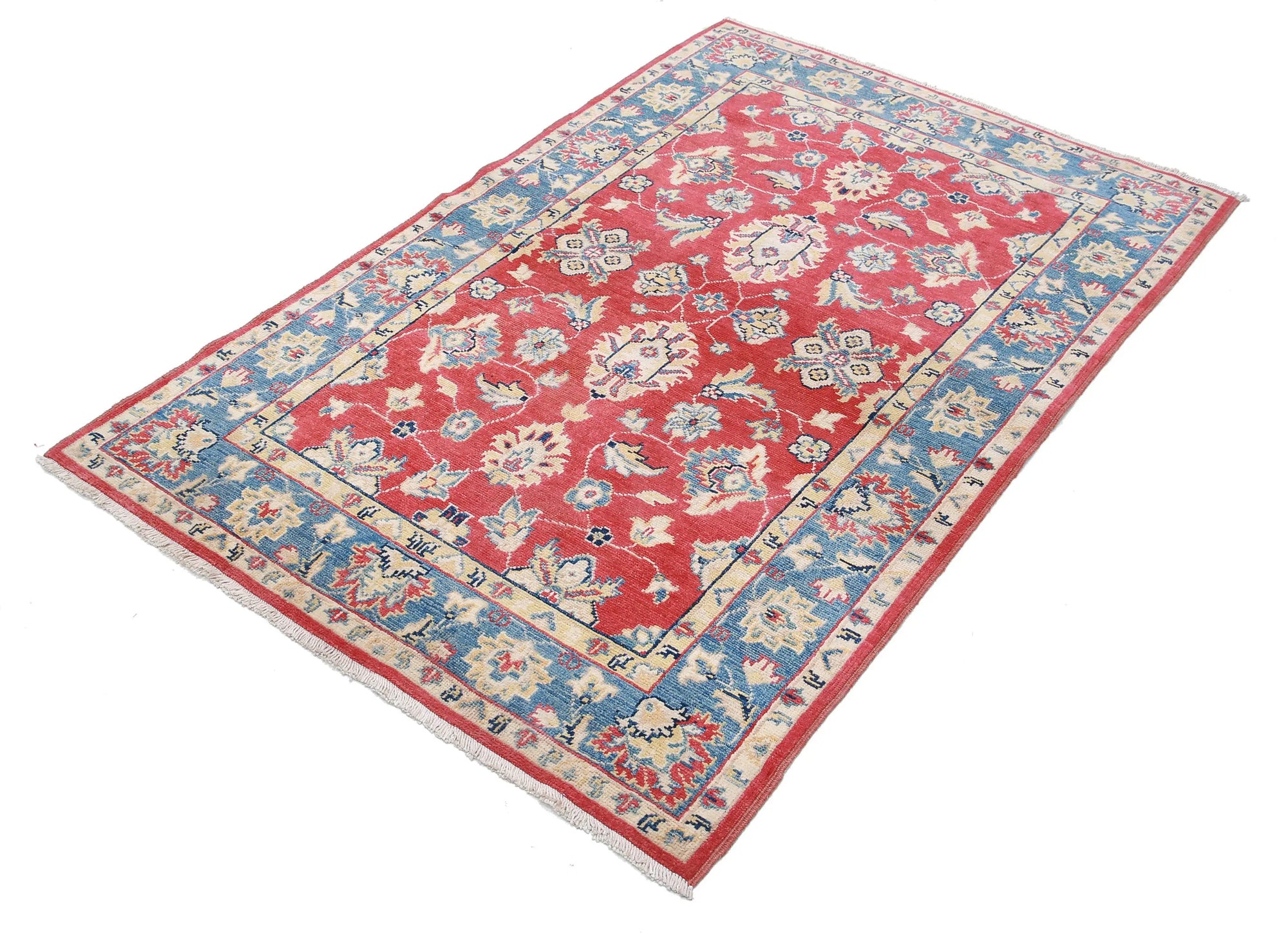 Hand Knotted Ziegler Farhan Gul Wool Rug - 3'10'' x 5'9''