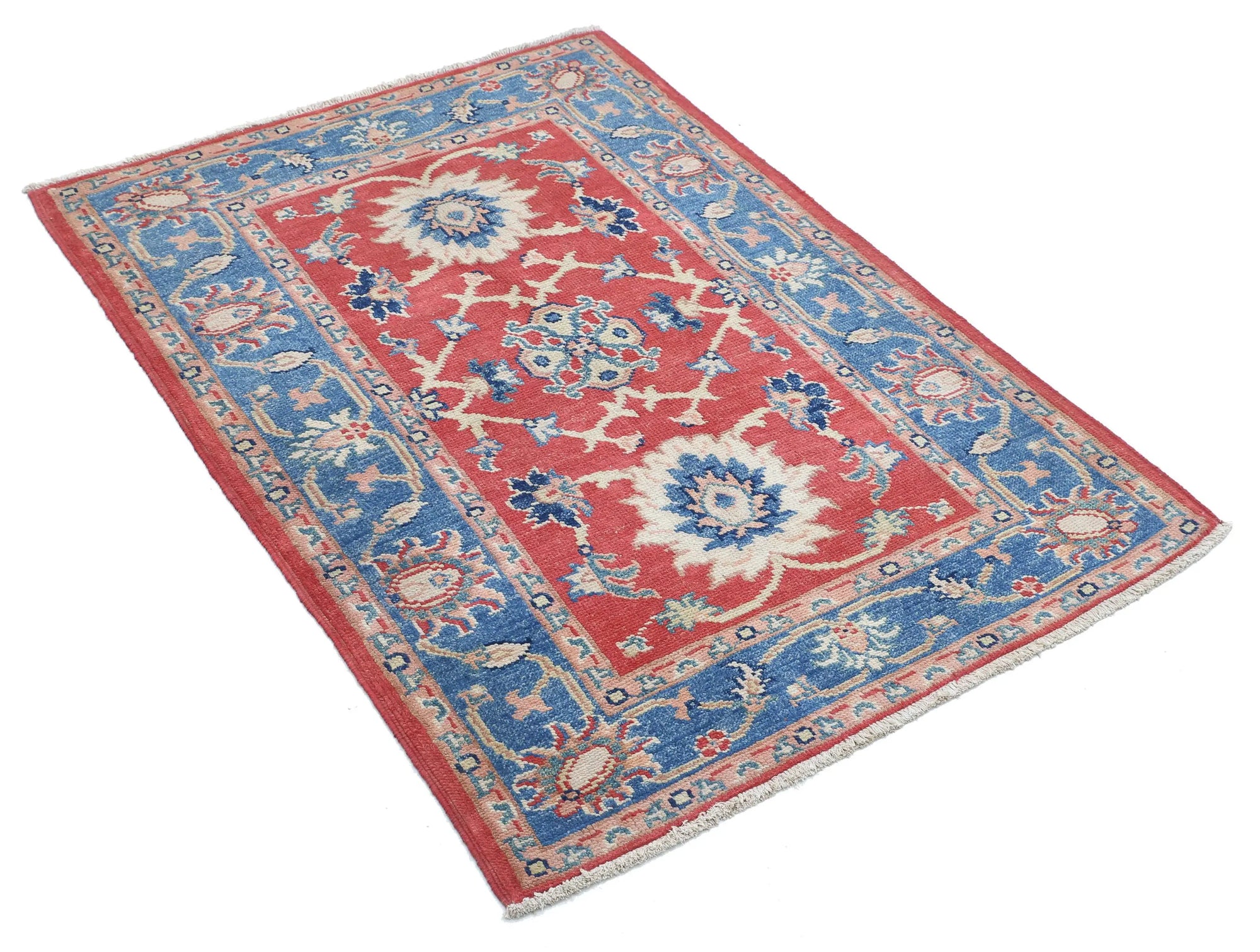 Hand Knotted Ziegler Farhan Gul Wool Rug - 3'1'' x 4'2''