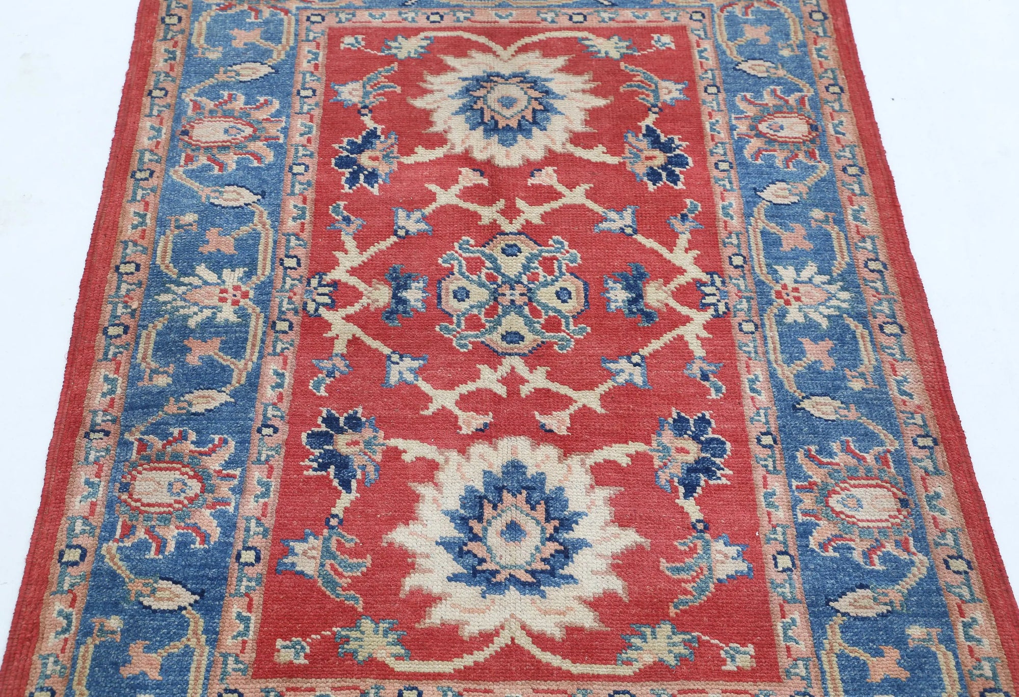 Hand Knotted Ziegler Farhan Gul Wool Rug - 3'1'' x 4'2''