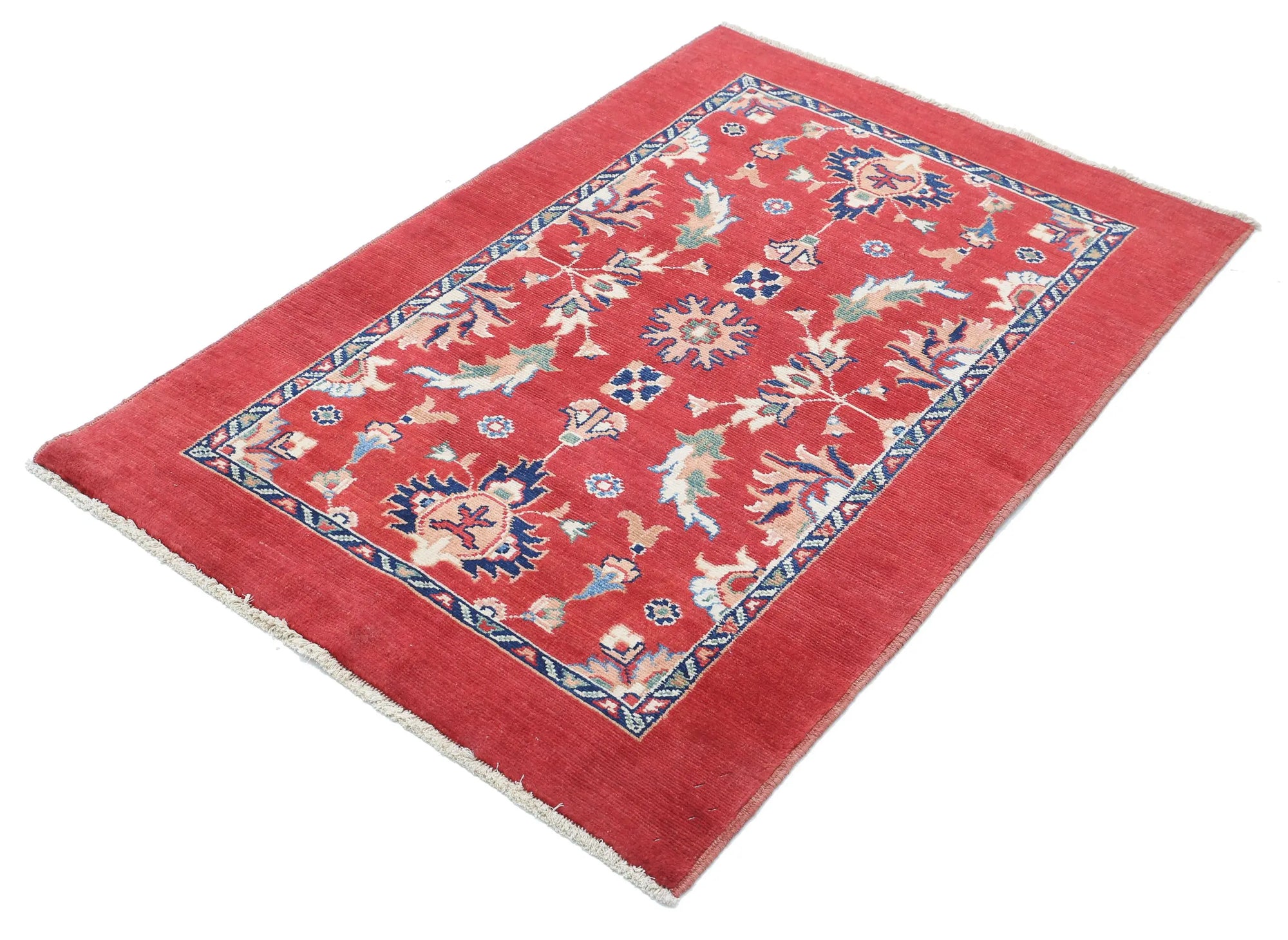 Hand Knotted Ziegler Farhan Gul Wool Rug - 3'2'' x 4'8''