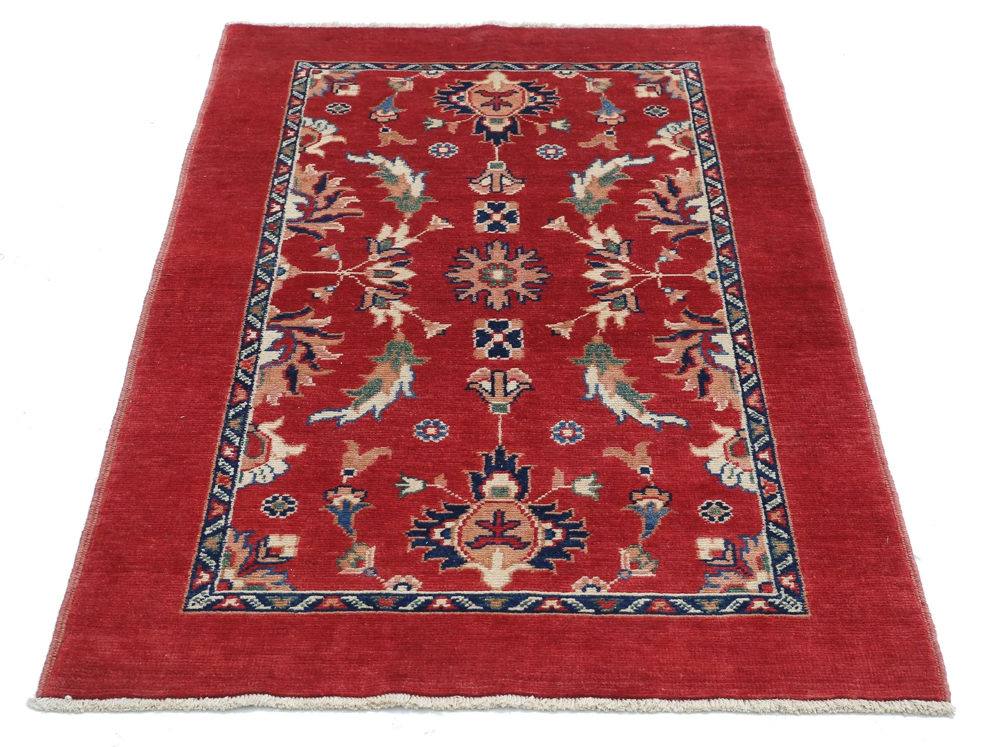 Hand Knotted Ziegler Farhan Gul Wool Rug - 3'2'' x 4'8''