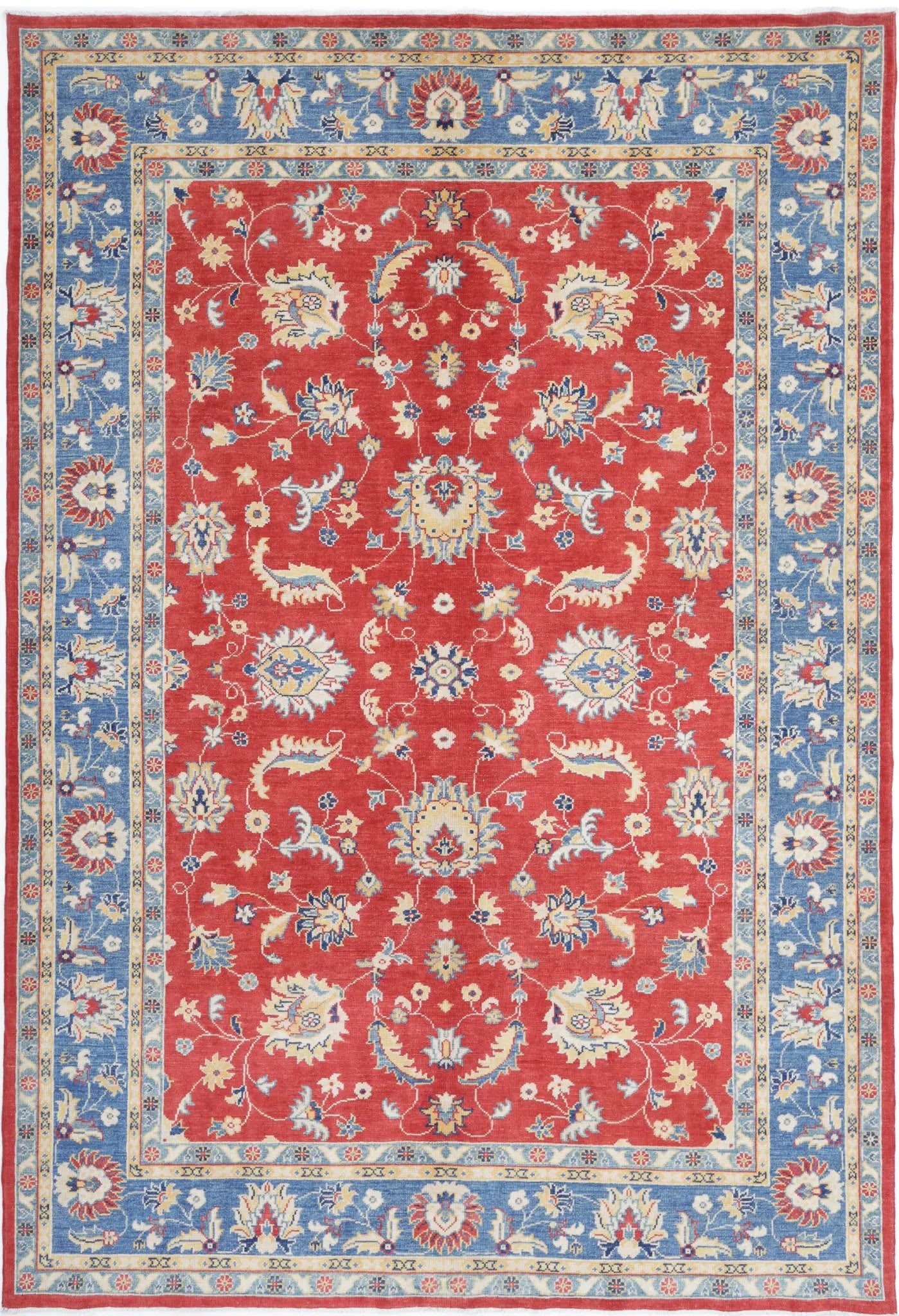 Tapis en laine Ziegler Farhan Gul noué à la main - 6'6'' x 9'6''