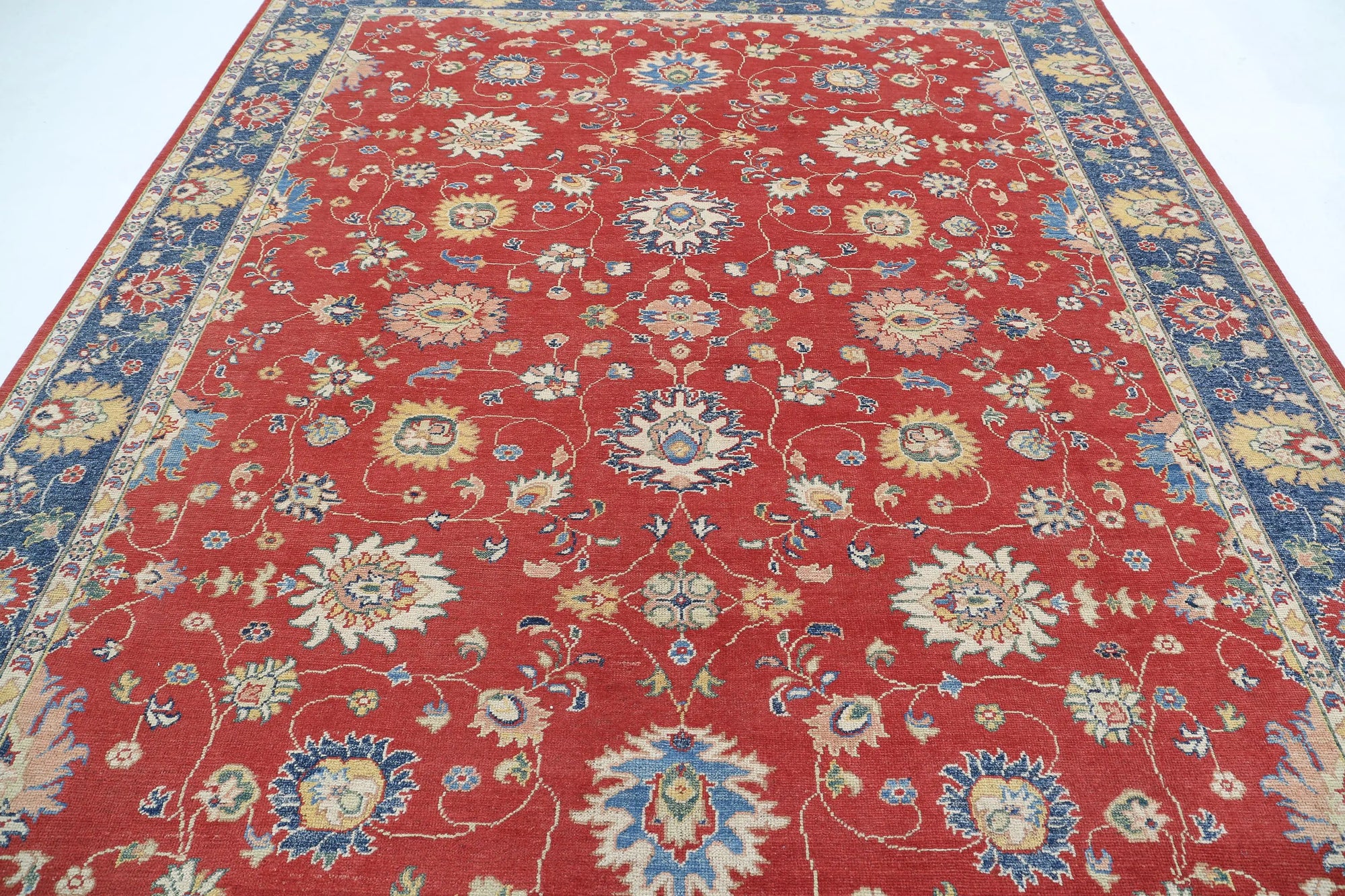 Hand Knotted Ziegler Farhan Gul Wool Rug - 8'11'' x 11'0''