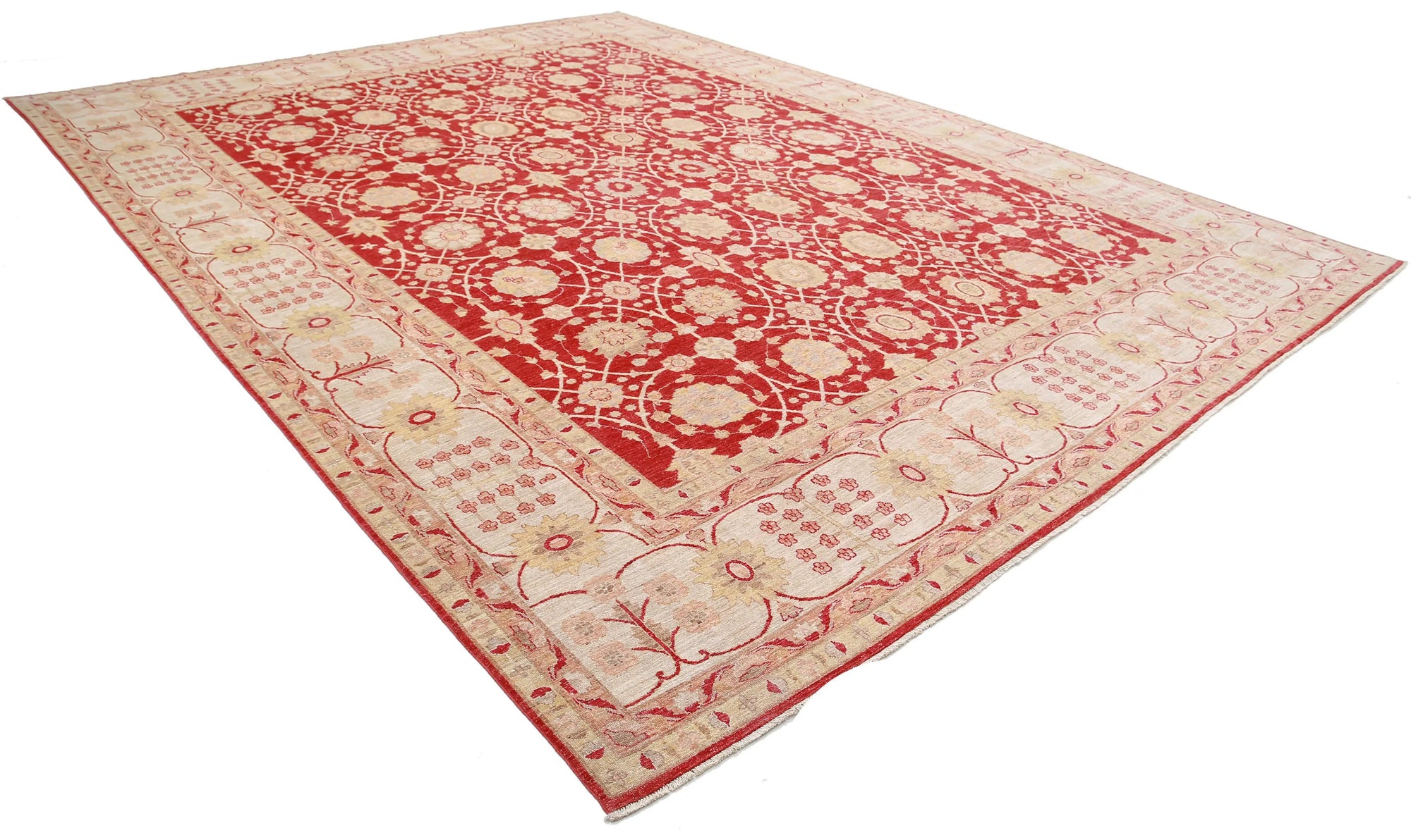 Tapis en laine Ziegler Farhan noué à la main - 12'9'' x 17'0''