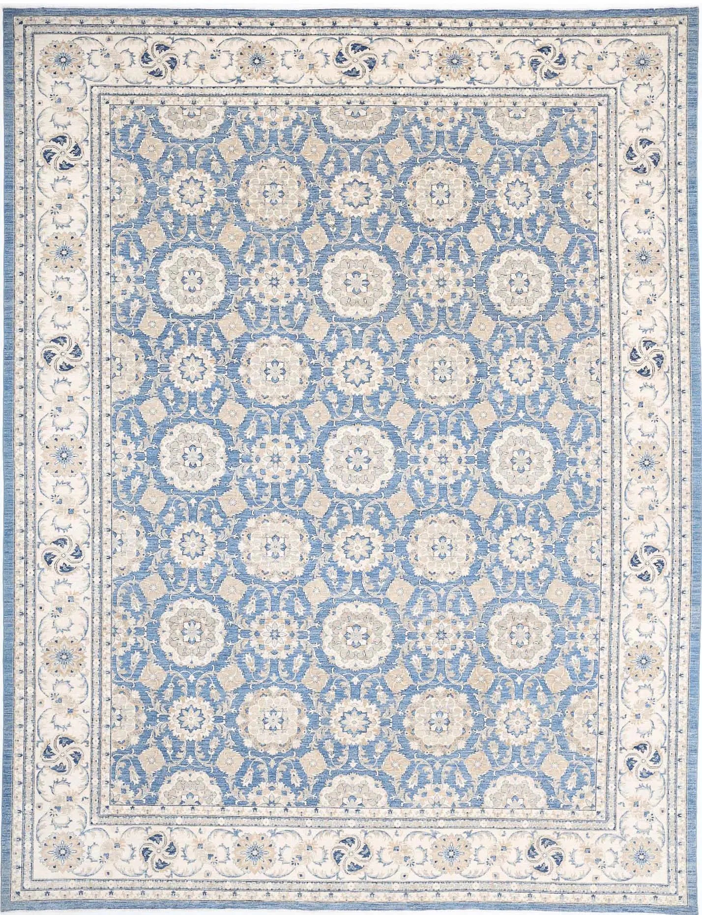 Hand Knotted Ziegler Farhan Wool Rug - 13'3'' x 16'9''