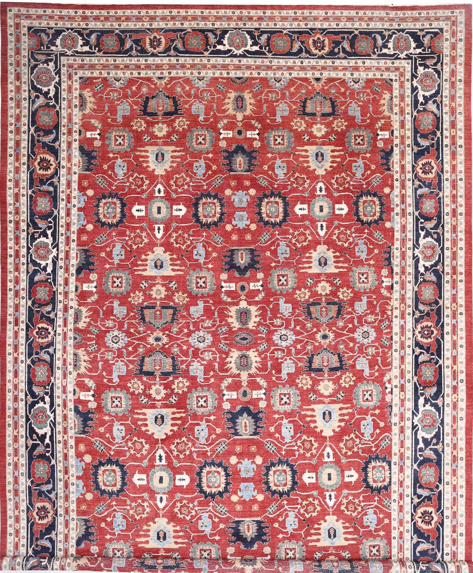 Hand Knotted Ziegler Farhan Wool Rug - 17'8'' x 25'9''