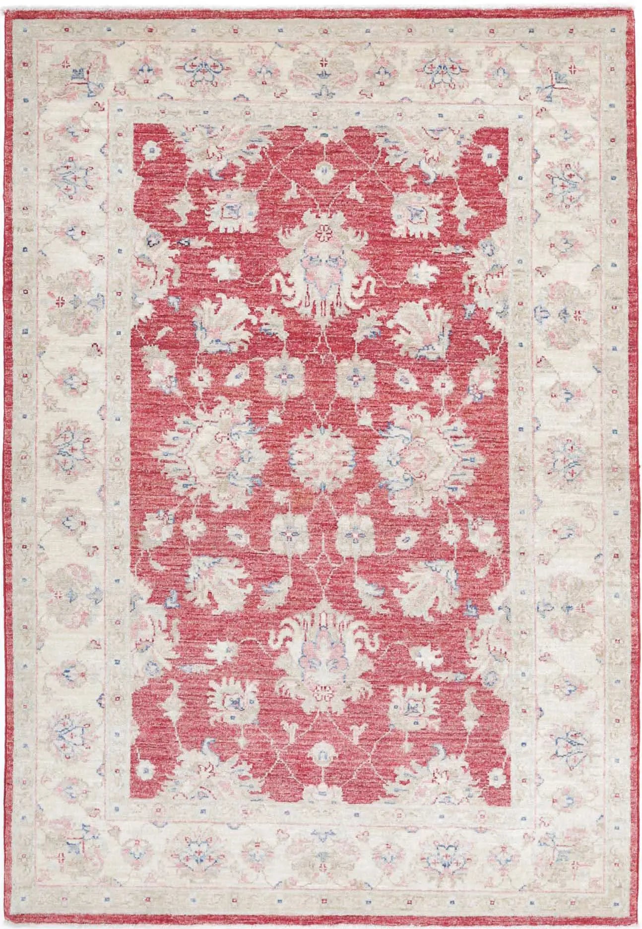 Hand Knotted Ziegler Farhan Wool Rug - 3'10'' x 5'9'' - Arteverk Rugs Area rug