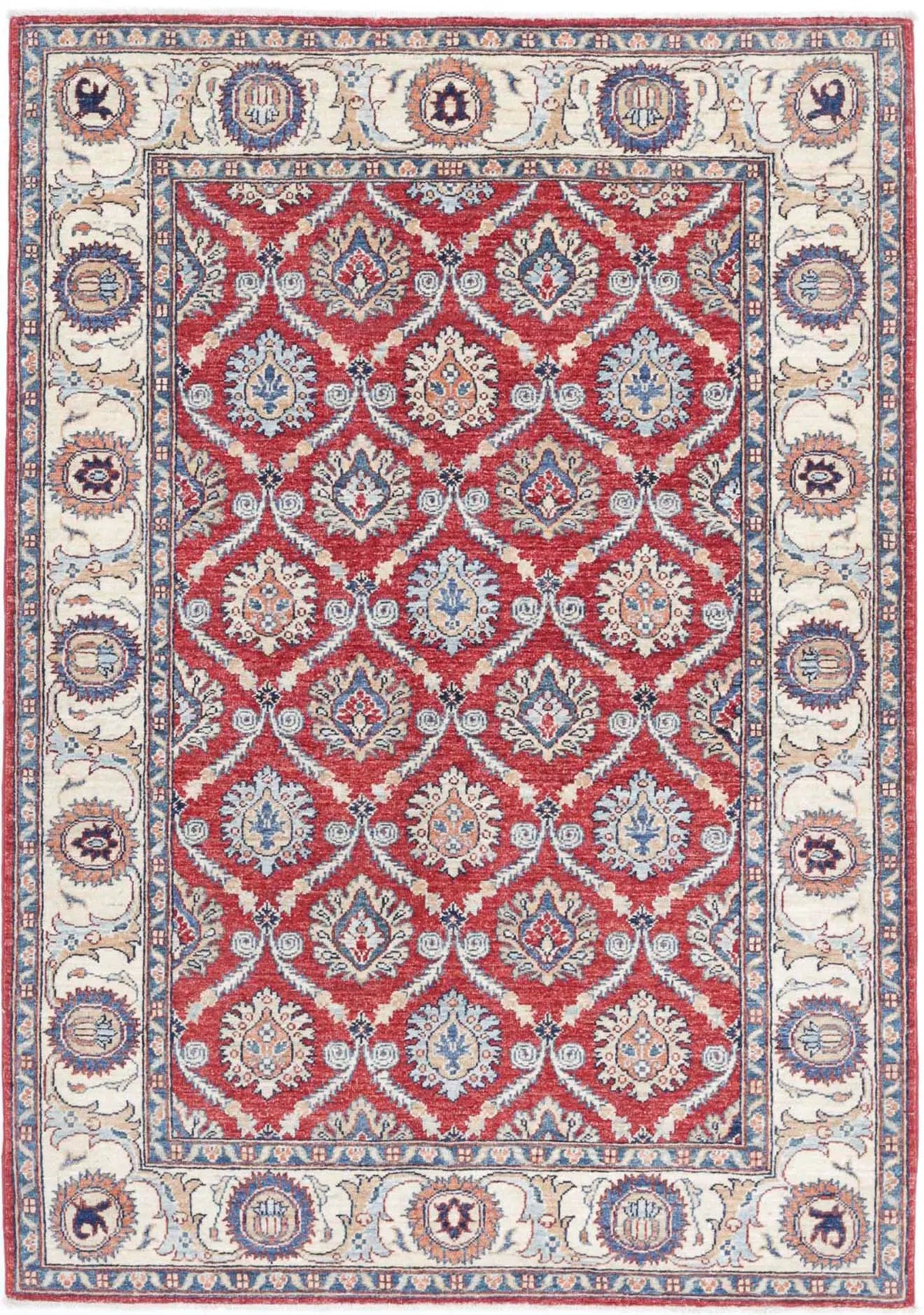 Hand Knotted Ziegler Farhan Wool Rug - 3&#39;10&#39;&#39; x 5&#39;9&#39;&#39; - Arteverk Rugs Area rug