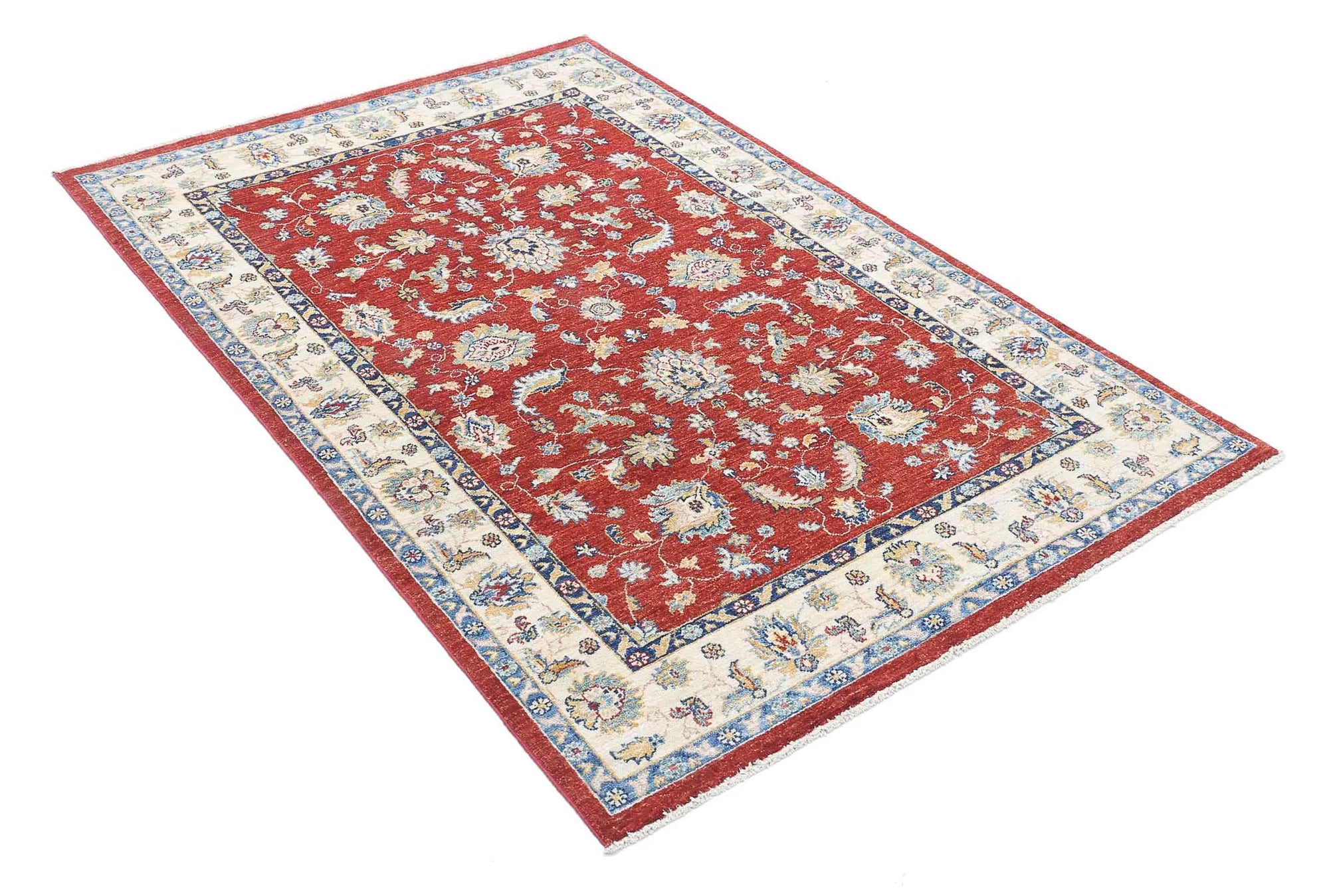 Hand Knotted Ziegler Farhan Wool Rug - 3'11'' x 5'9'' - Arteverk Rugs Area rug