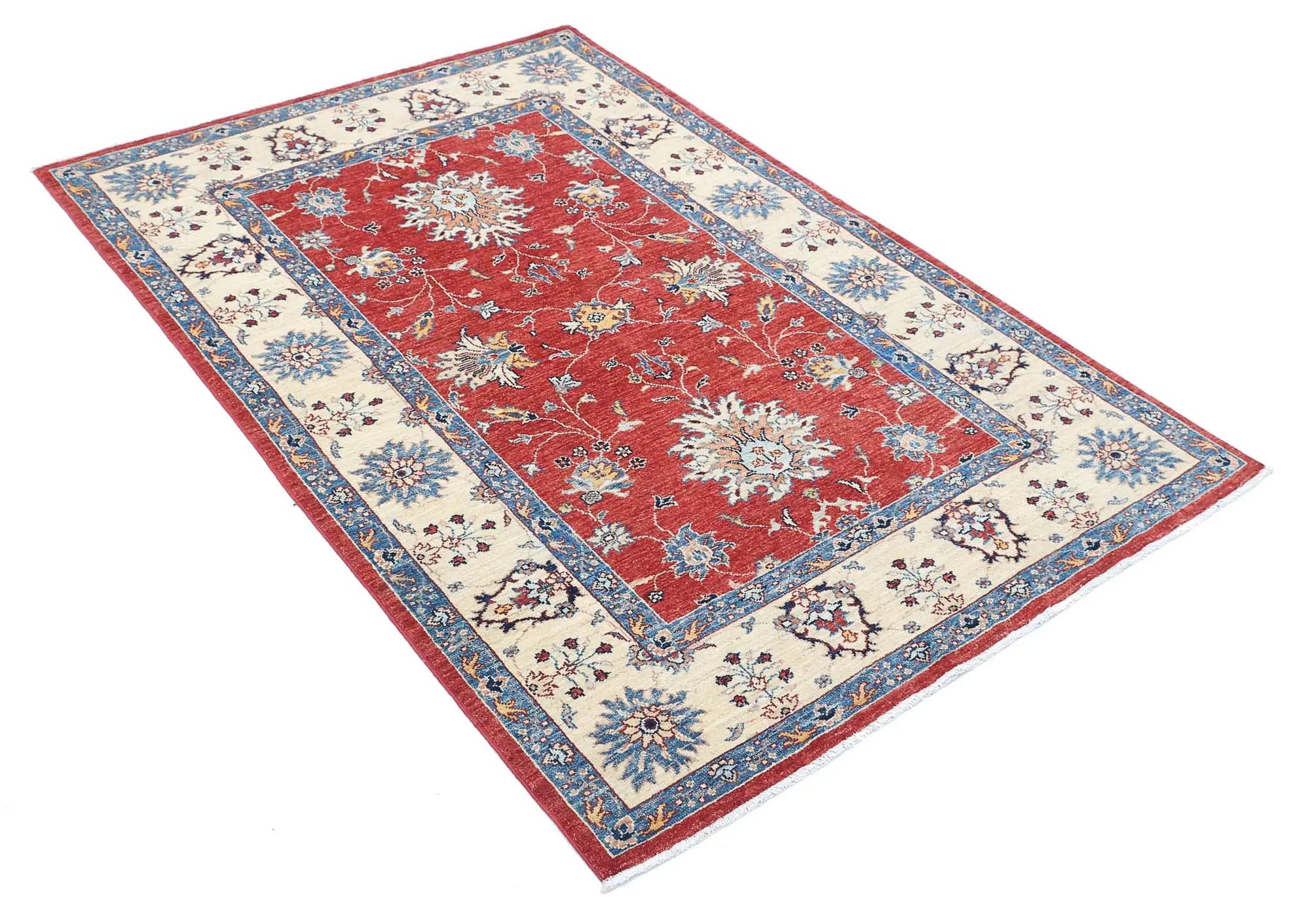 Hand Knotted Ziegler Farhan Wool Rug - 3'11'' x 6'0'' - Arteverk Rugs Area rug