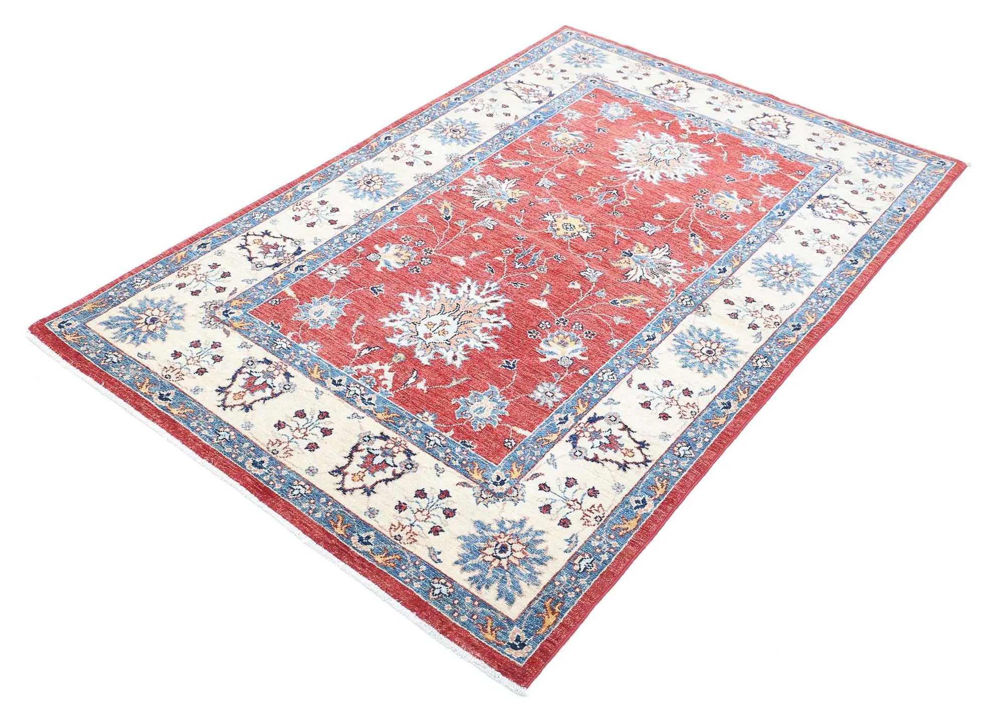 Hand Knotted Ziegler Farhan Wool Rug - 3'11'' x 6'0'' - Arteverk Rugs Area rug