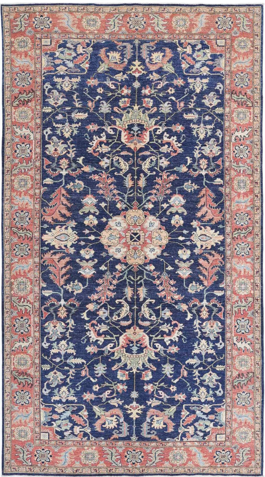 Hand Knotted Ziegler Farhan Wool Rug - 6'3'' x 11'6'' - Arteverk Rugs Area rug