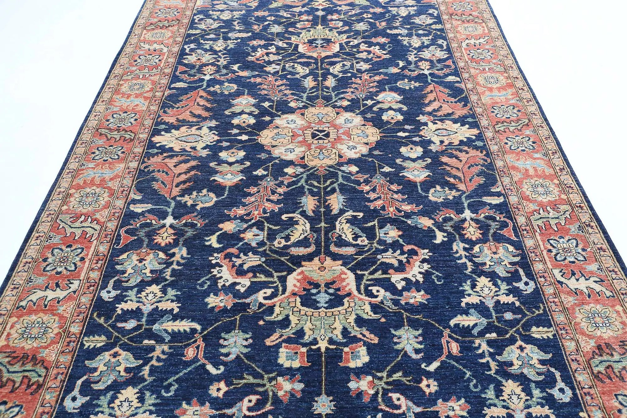 Hand Knotted Ziegler Farhan Wool Rug - 6'3'' x 11'6'' - Arteverk Rugs Area rug