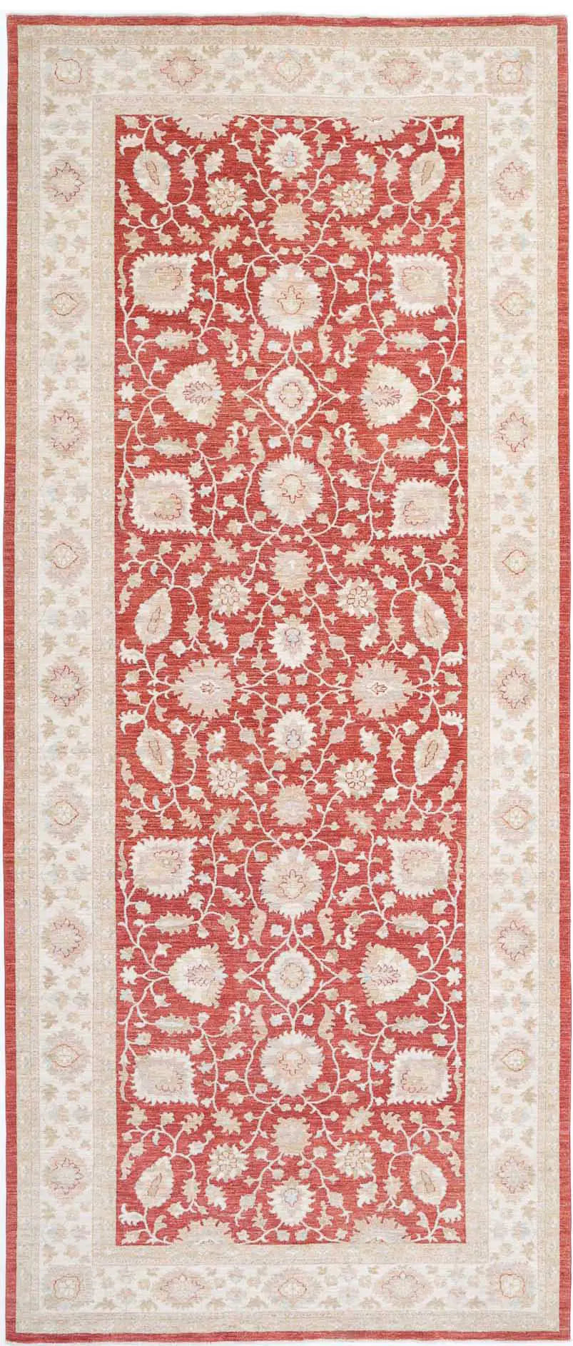 Hand Knotted Ziegler Farhan Wool Rug - 6&#39;7&#39;&#39; x 16&#39;0&#39;&#39; - Arteverk Rugs Area rug