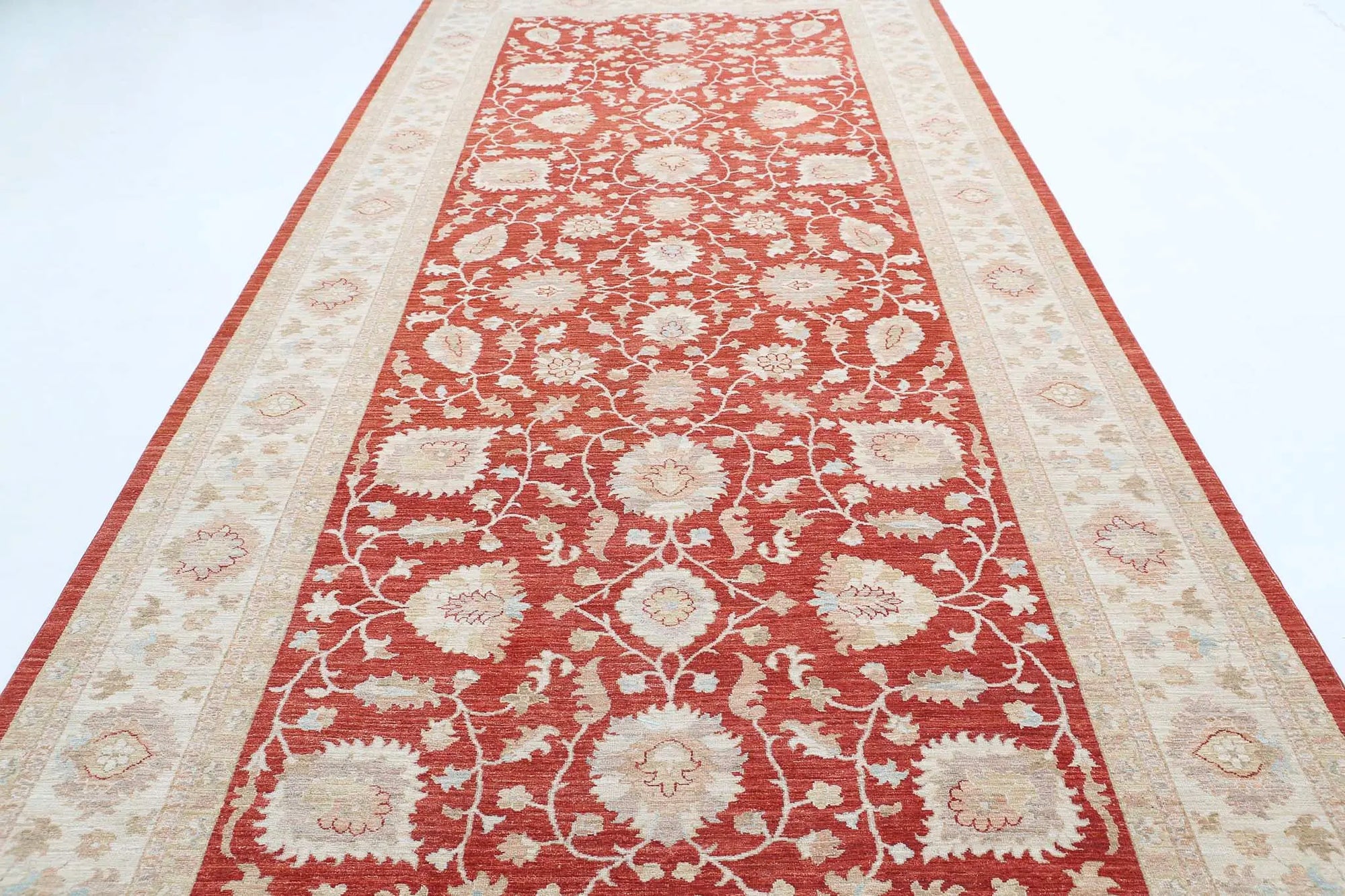 Hand Knotted Ziegler Farhan Wool Rug - 6'7'' x 16'0'' - Arteverk Rugs Area rug