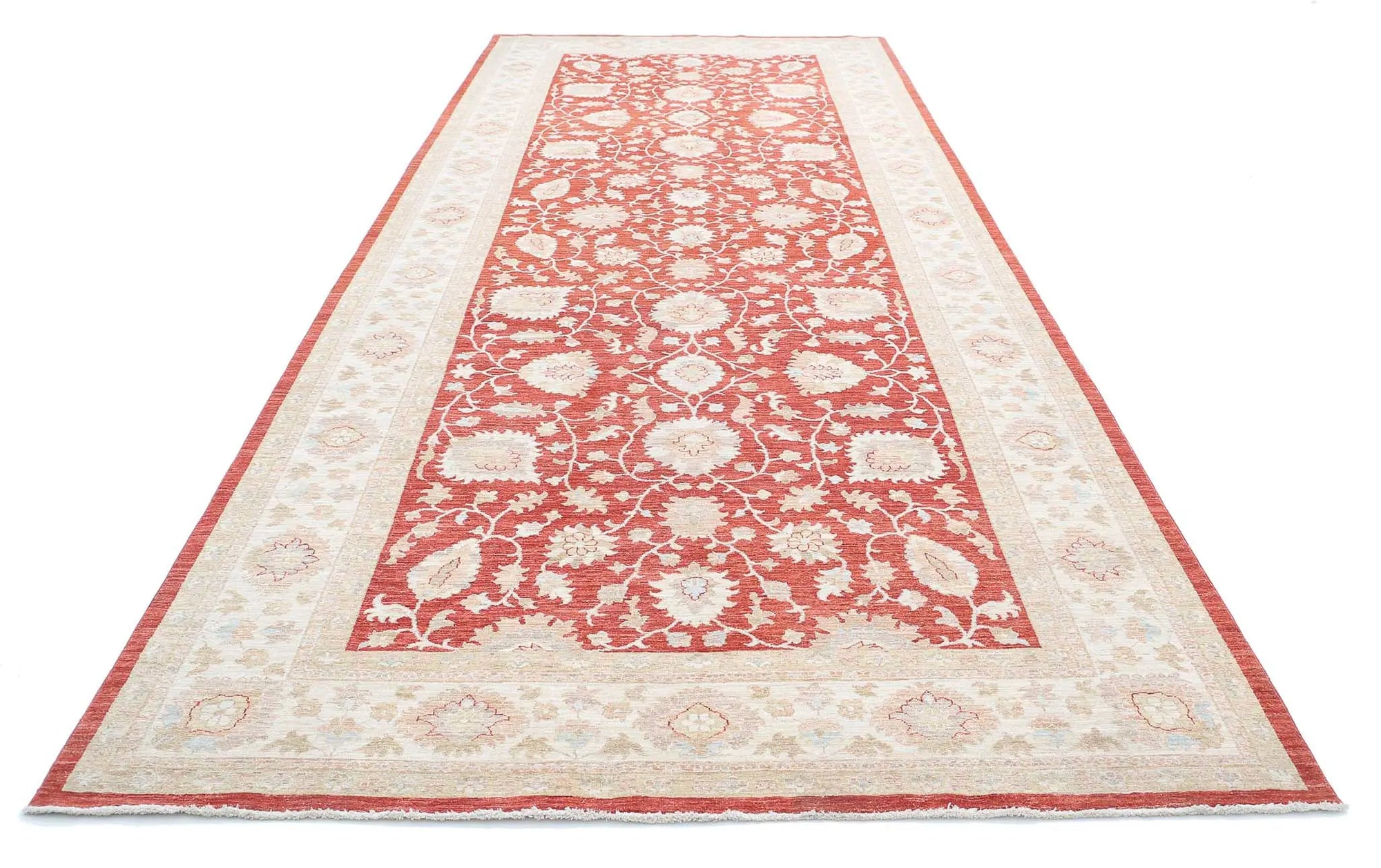 Hand Knotted Ziegler Farhan Wool Rug - 6'7'' x 16'0'' - Arteverk Rugs Area rug