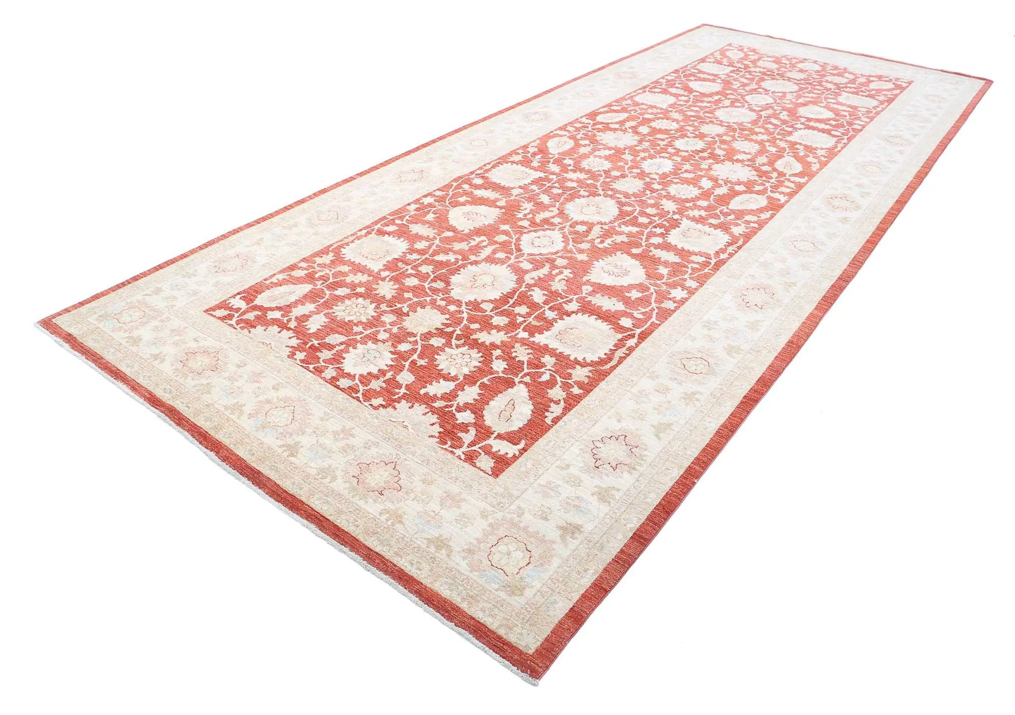 Hand Knotted Ziegler Farhan Wool Rug - 6'7'' x 16'0'' - Arteverk Rugs Area rug