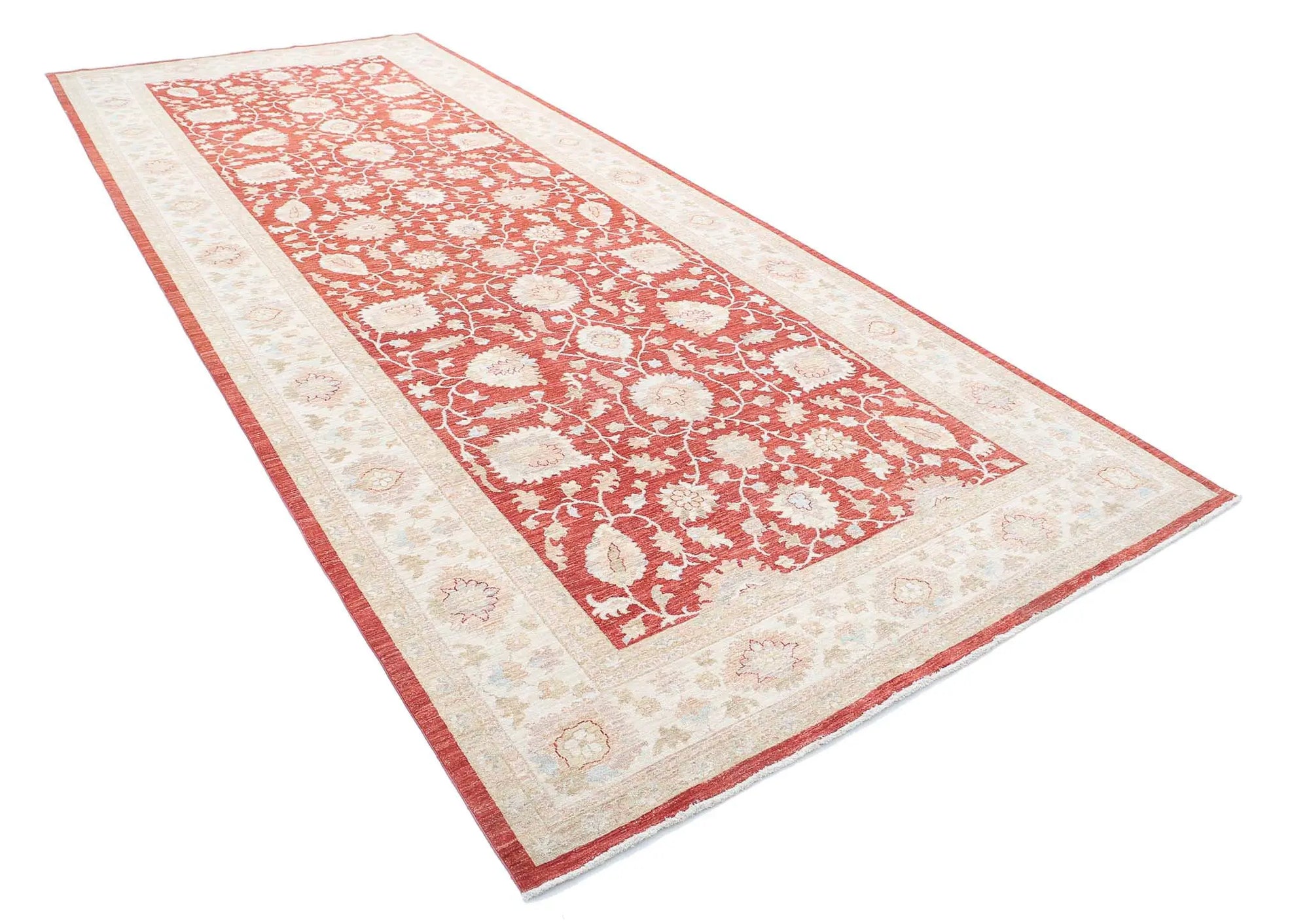 Hand Knotted Ziegler Farhan Wool Rug - 6'7'' x 16'0'' - Arteverk Rugs Area rug