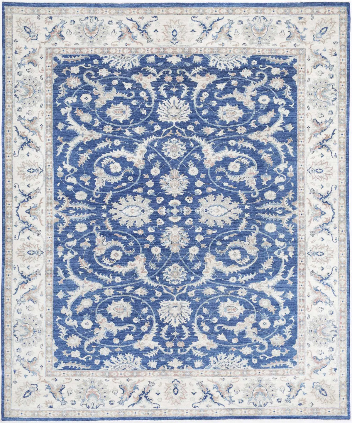 Hand Knotted Ziegler Farhan Wool Rug - 7&#39;10&#39;&#39; x 9&#39;6&#39;&#39; - Arteverk Rugs Area rug