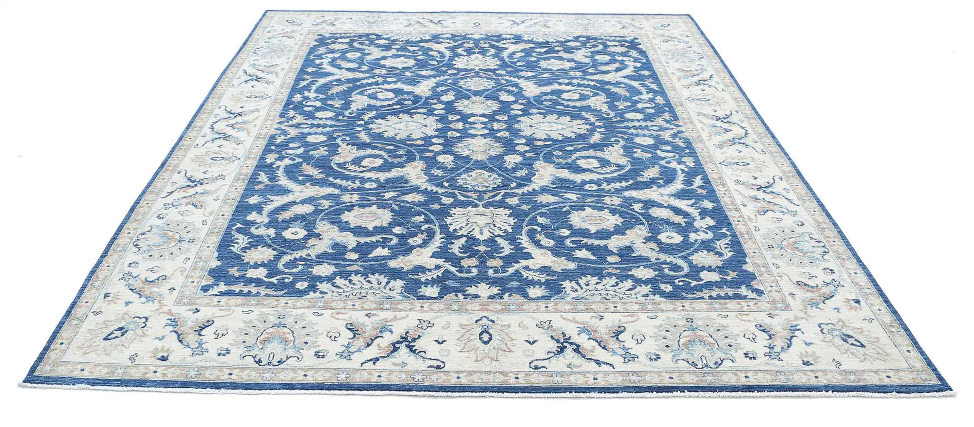 Hand Knotted Ziegler Farhan Wool Rug - 7'10'' x 9'6'' - Arteverk Rugs Area rug